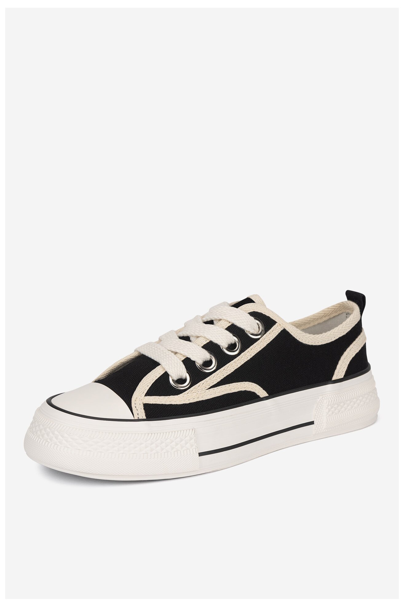 Vászoncipő DeeZee WFA2914-1 FEKETE