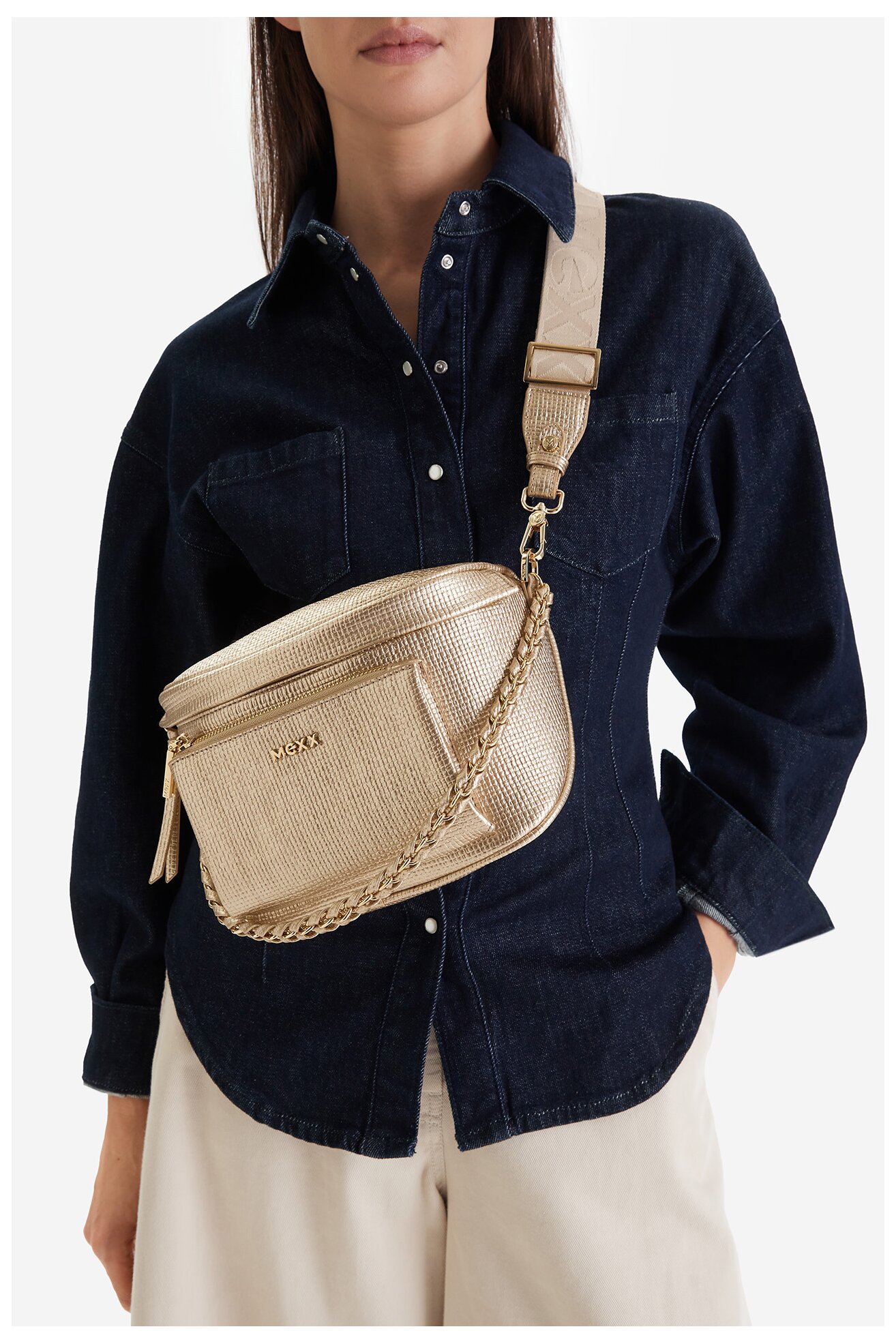 Дамска чанта Mexx CEO-MEXX-S-005-07 ЗЛАТИСТ