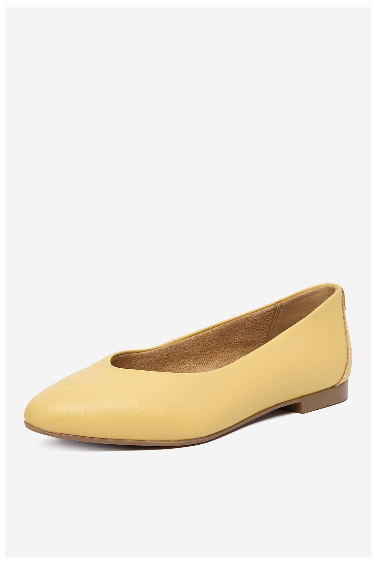 Baleriny Lasocki CEO-RST-KAJA-66 Żółty jasny