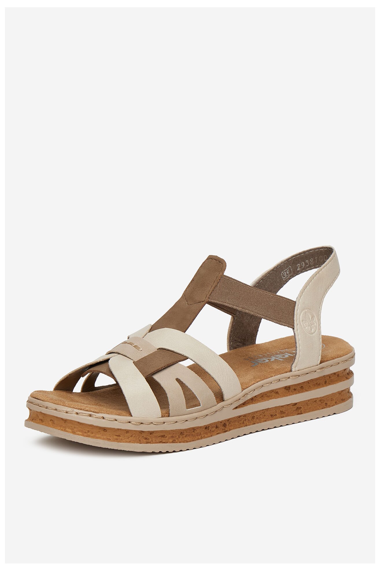 Сандали Rieker 62918-62 СЛОНОВА КОСТ