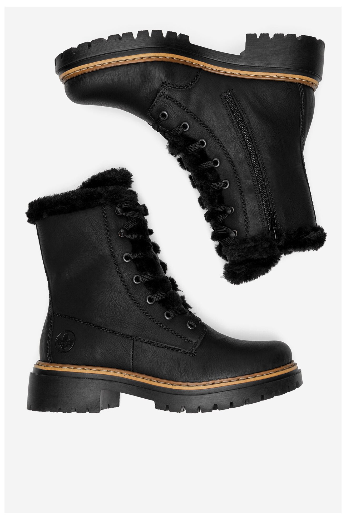 Trzewiki Rieker 72625-00 Czarny