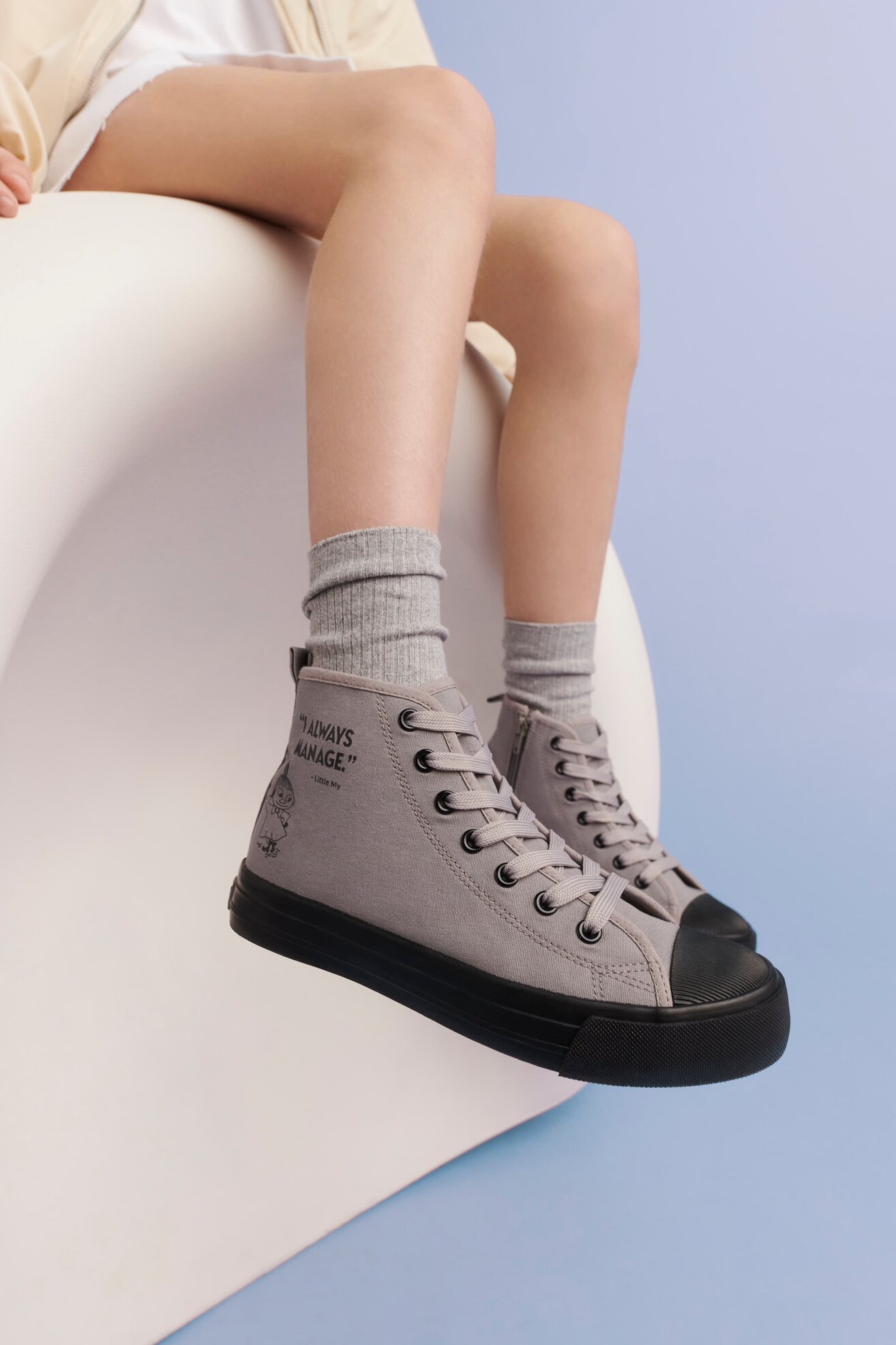 Pantofi pânză MOOMIN CS192MMN GRI