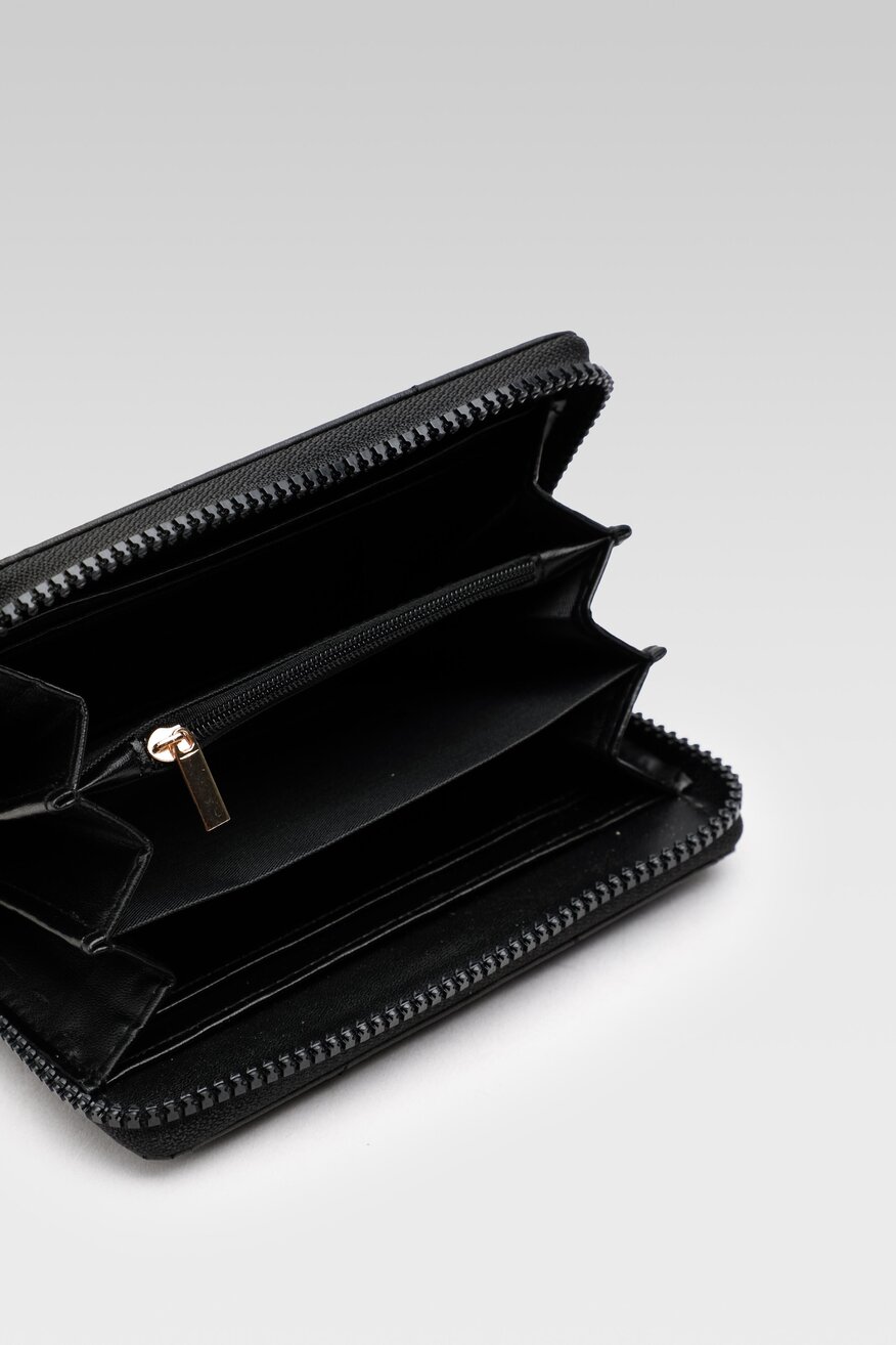 
                DeeZee - Duży portfel damski czarny - 5904862367309