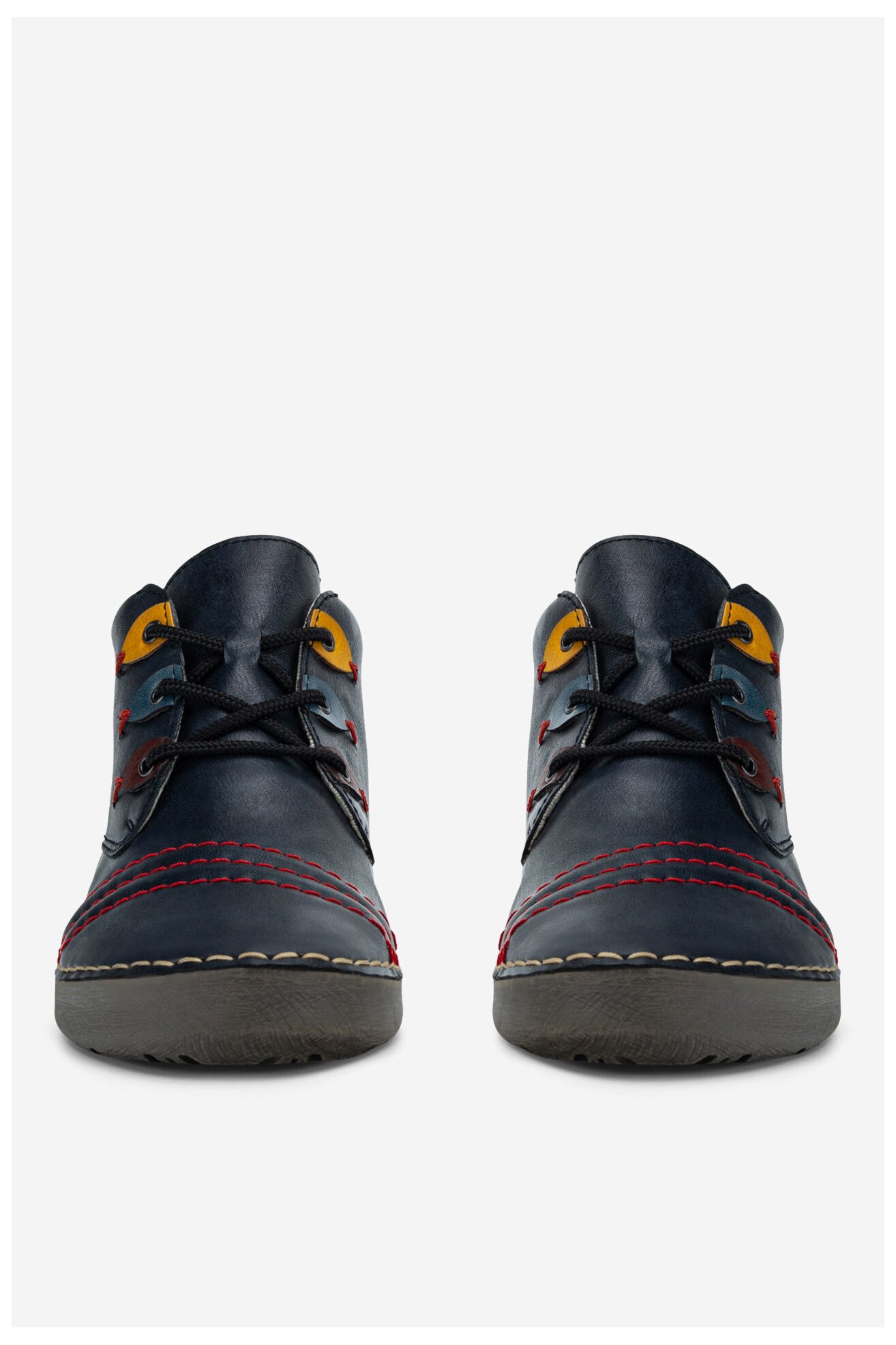 Półbuty Rieker 52509-14 Niebieski