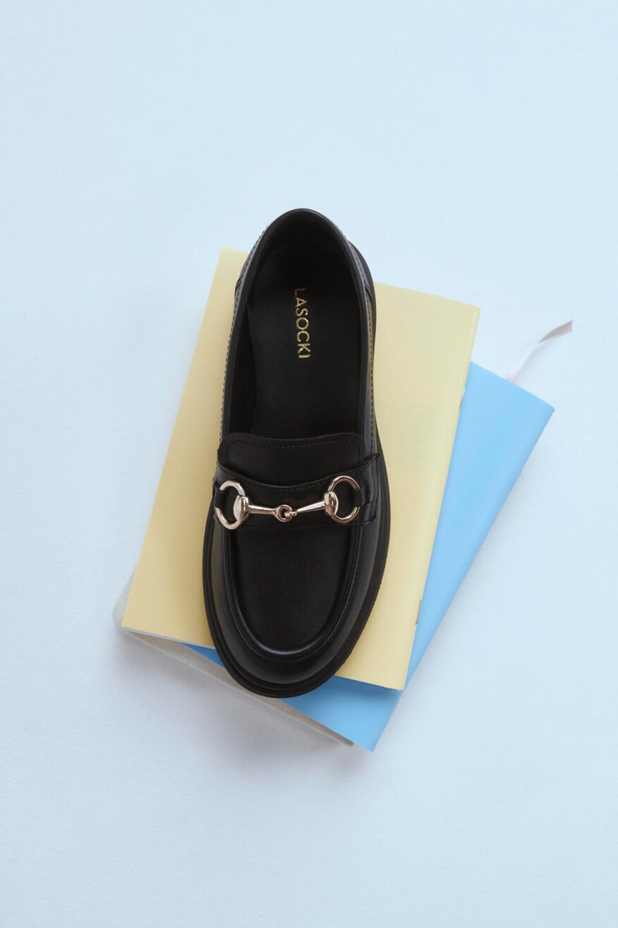 
                Lasocki Young - Loafersy skórzane - 5905588733232