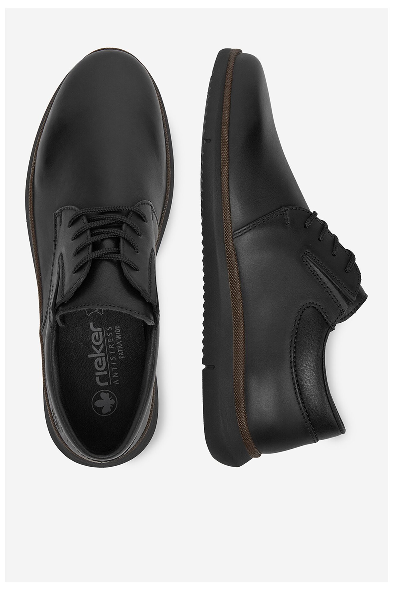 Półbuty Rieker 10419-00 Czarny