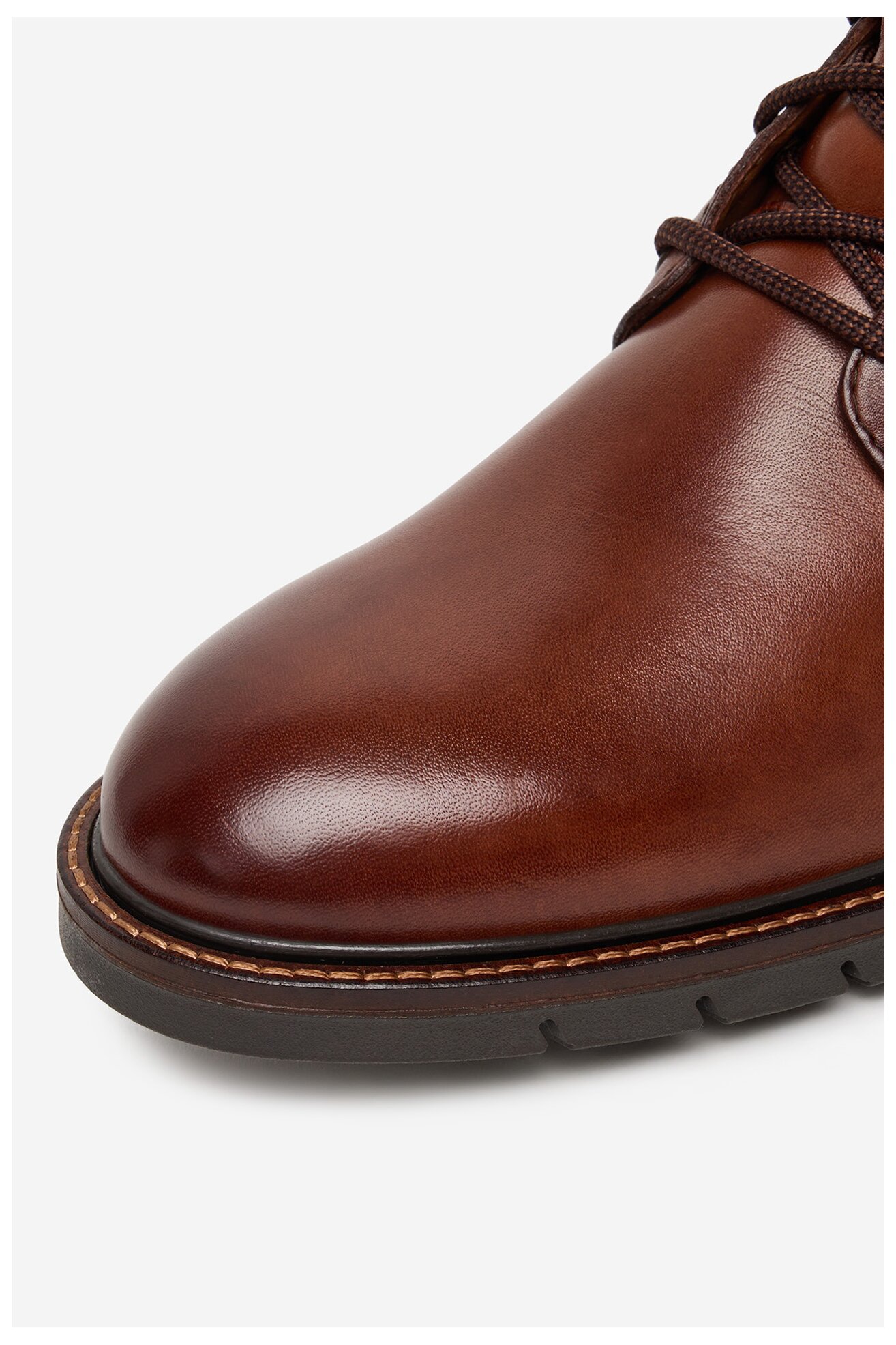 Šněrovací vyšší obuv Lasocki CEO-DAN-04 MB HNĚDÁ