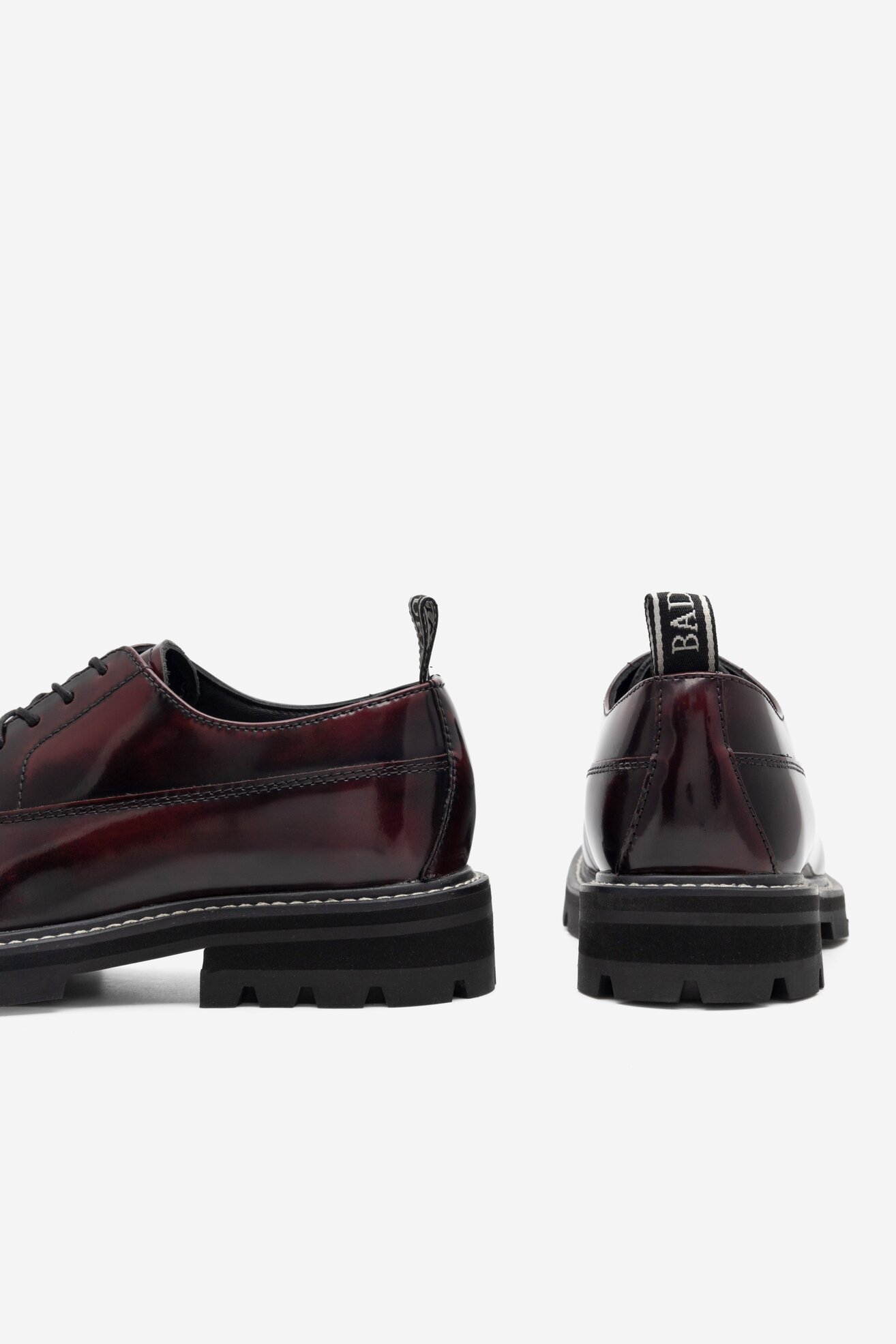 Półbuty Badura DEXTER-02 122AM Bordowy