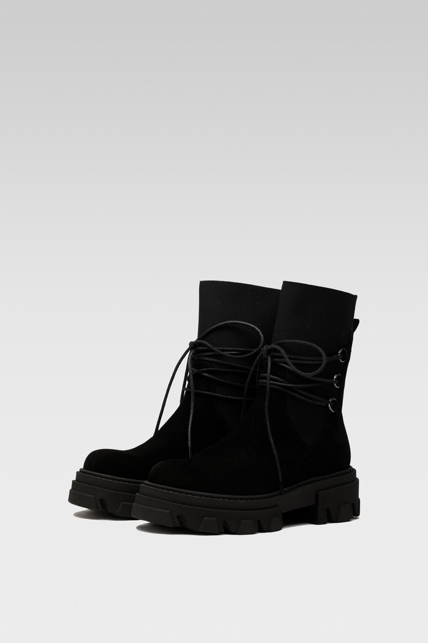 
                RAGE AGE - Botki czarne - 2230032348445