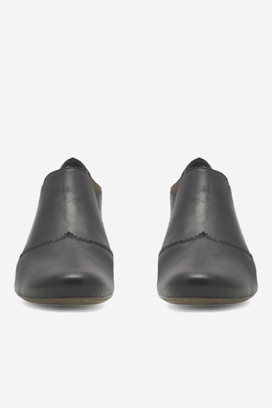 Rieker - Skórzane czółenka - 5905588231011