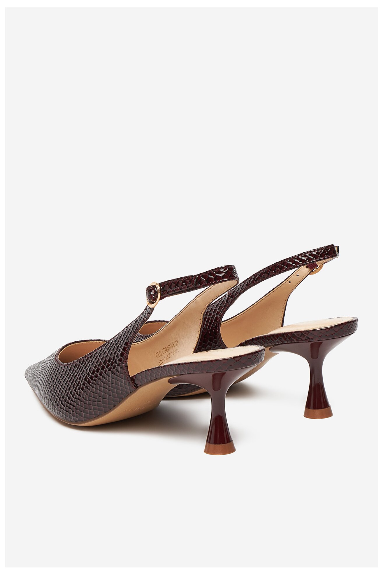 Туфлі-Човники Jenny CEO-CD24013-6 БОРДОВИЙ