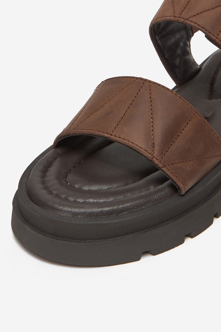 Beverly Hills Polo Club - Sandały skórzane - 5906751106563