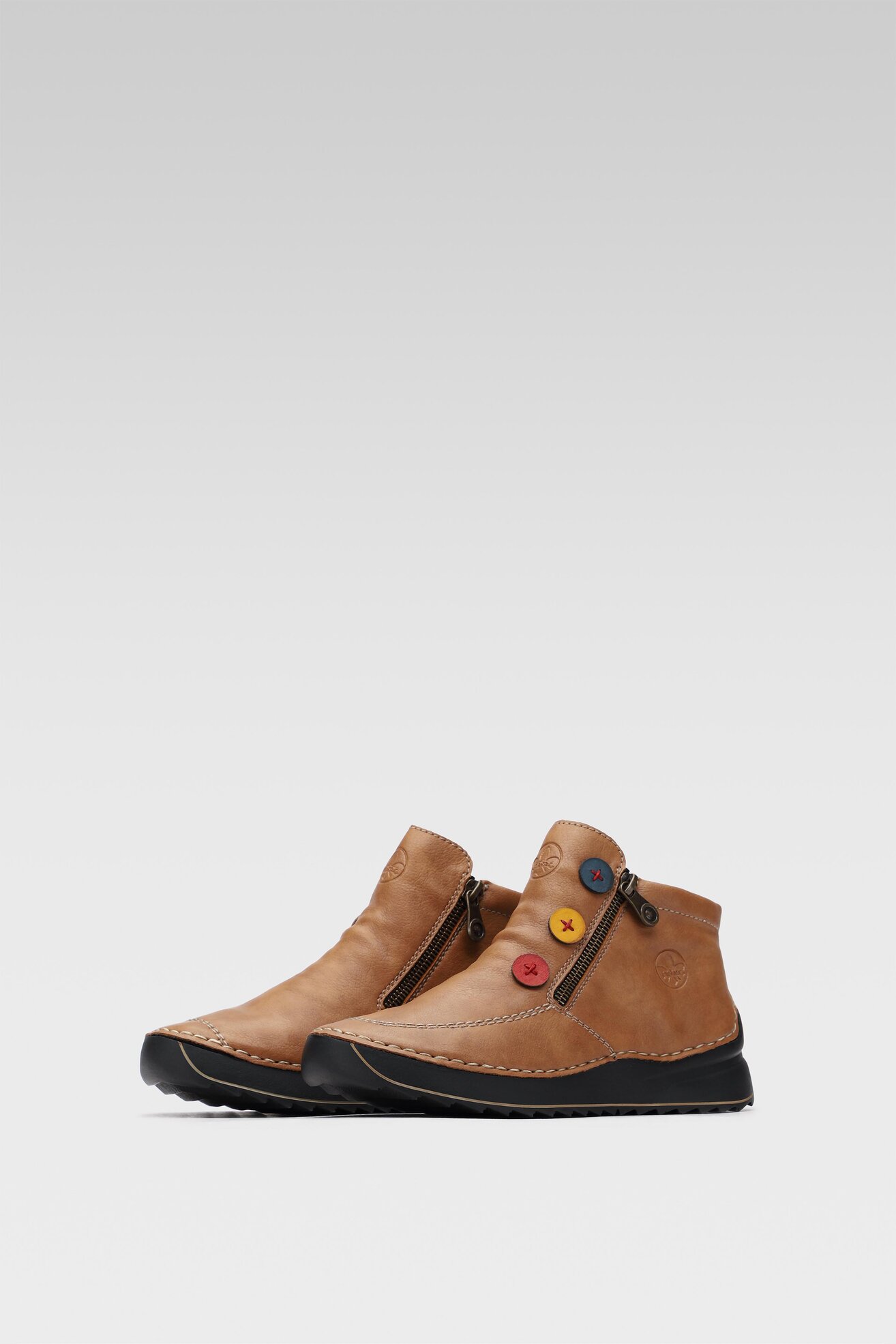 Botki Rieker 51599-25 Brązowy jasny