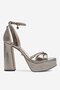 Sandály NINE WEST AAHIDA ZL23002CC STŘÍBRNÁ