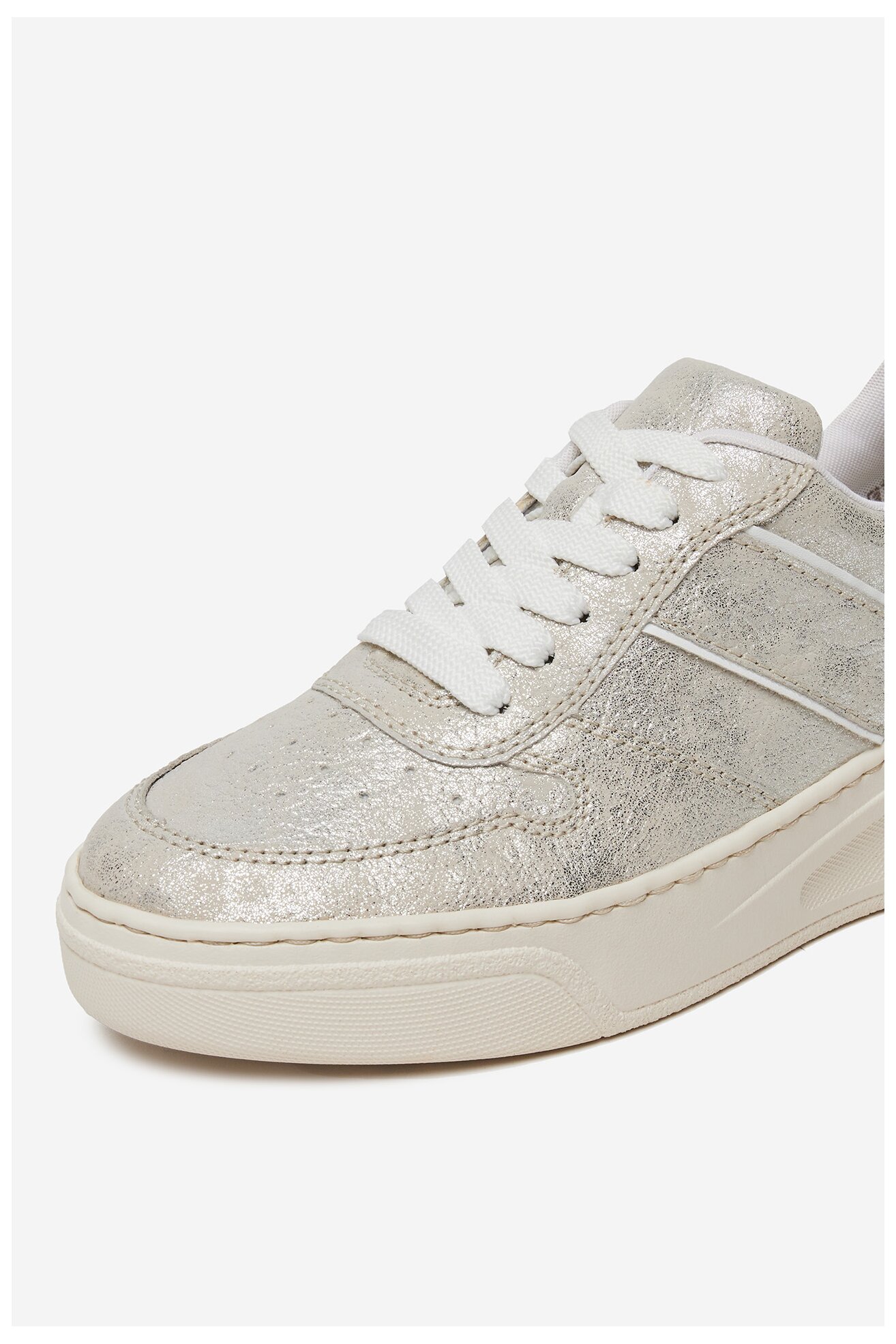 Sneakers Rieker N6402-40 Srebrny