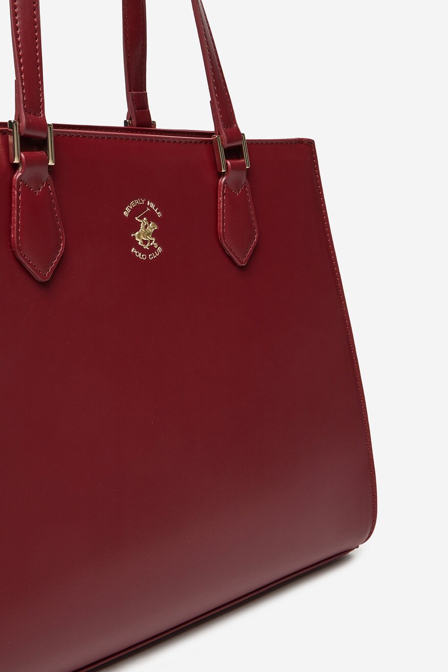Geantă de mână Beverly Hills Polo Club ROŞU - 5906751324837