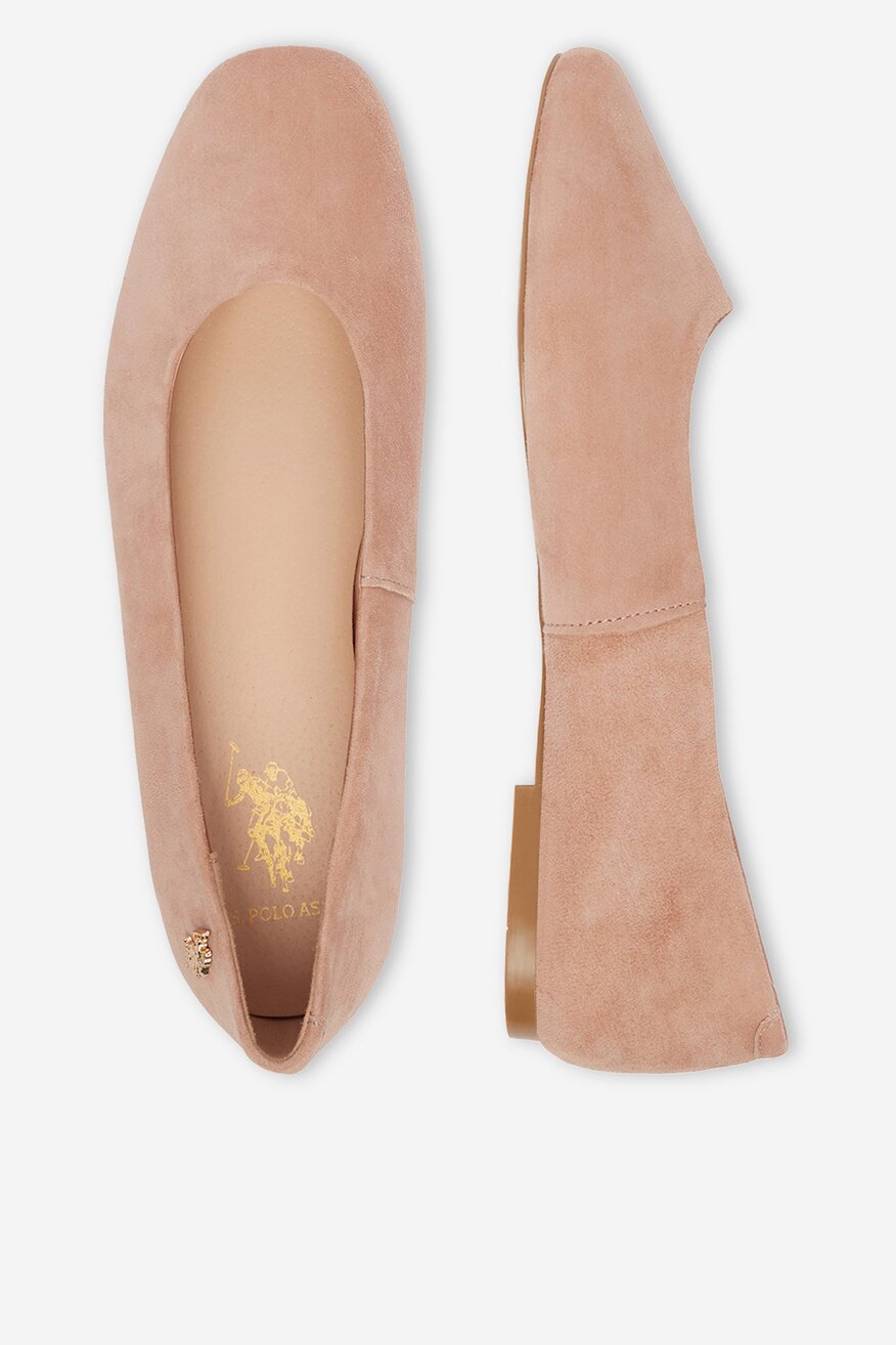 U.S. POLO ASSN. - Baleriny skórzane - 5906751922286