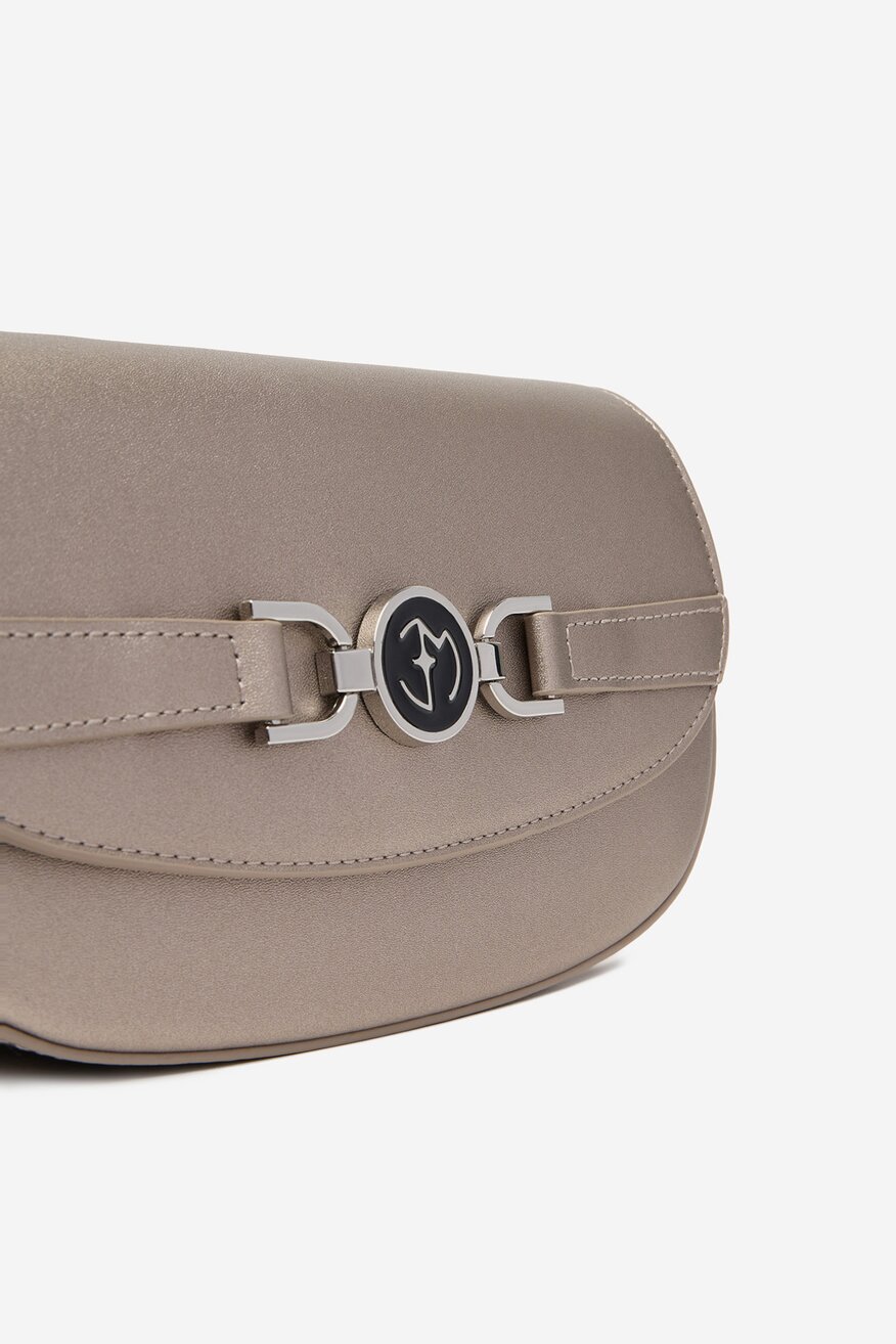 Дамска чанта EVA MINGE СРЕБРИСТ - 5906751330654