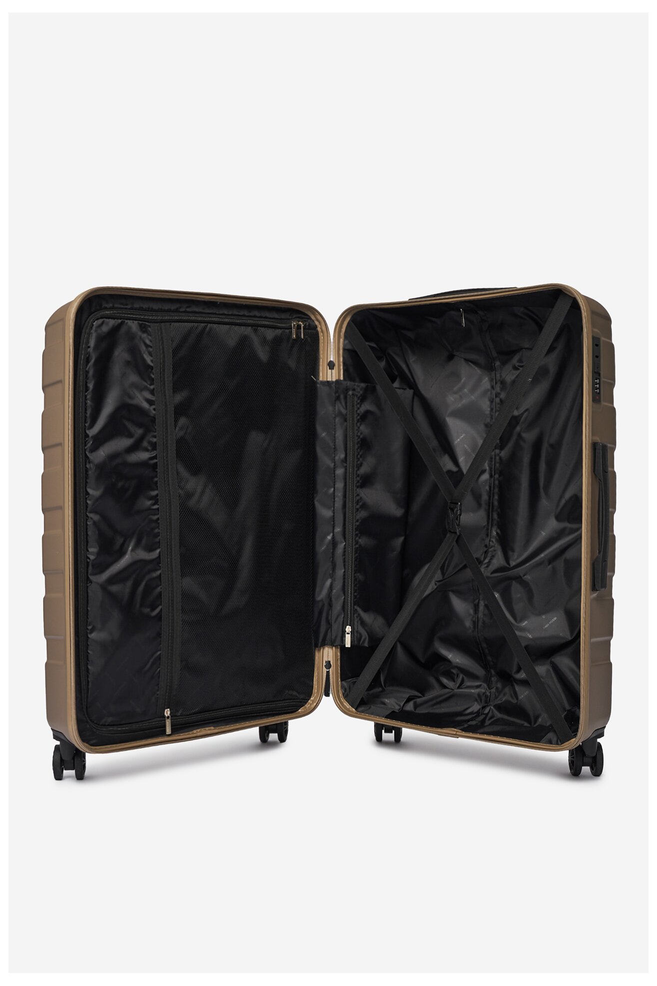 Walizka Gino Rossi GIN-L-002-05-GOLD Złoty