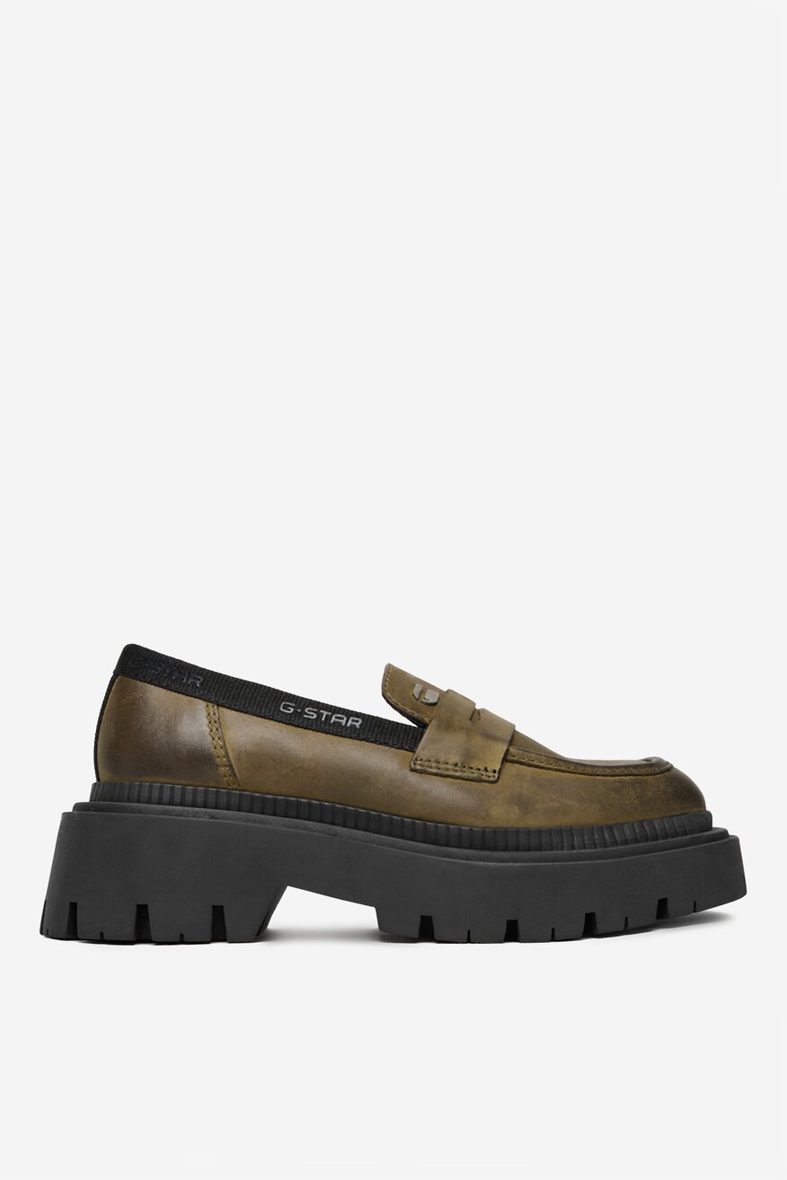 G-STAR RAW - Loafersy skórzane - 5906751395301