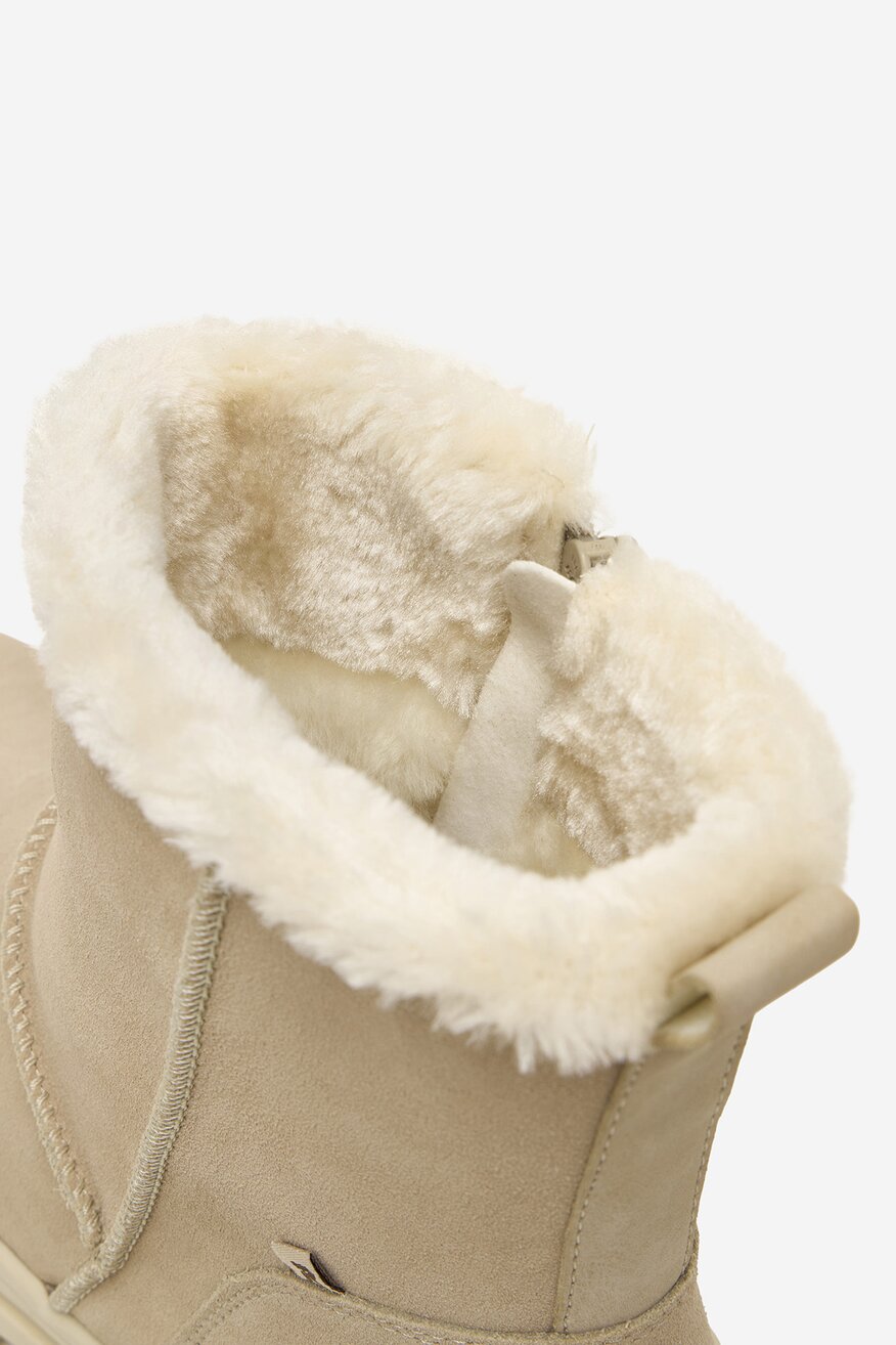 
                Rieker - Śniegowce zamszowe ocieplane - 2230085539685