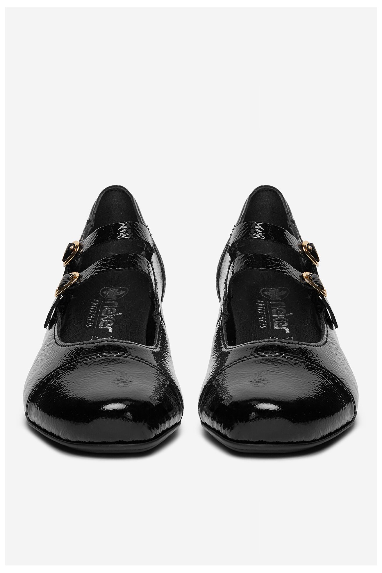 Елегантни обувки Rieker 41758-00 ЧЕРЕН