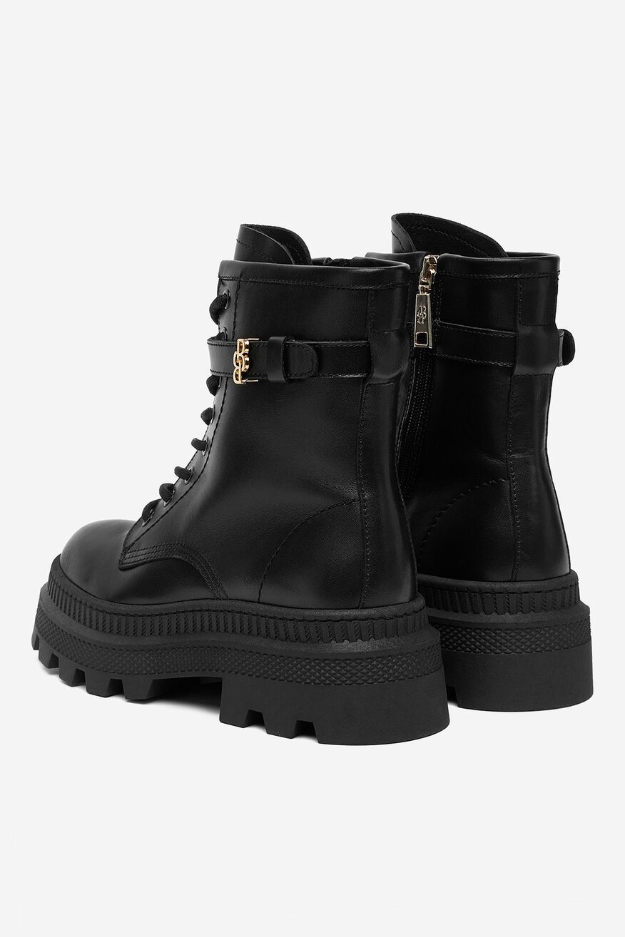 
                Badura - Trzewiki skórzane ocieplane - 5906751314890