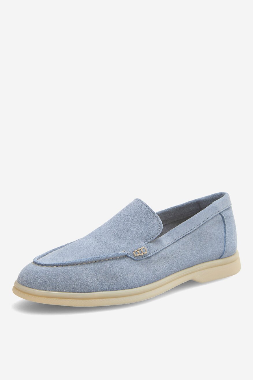 
                Gino Rossi - Loafersy zamszowe - 5905588434856