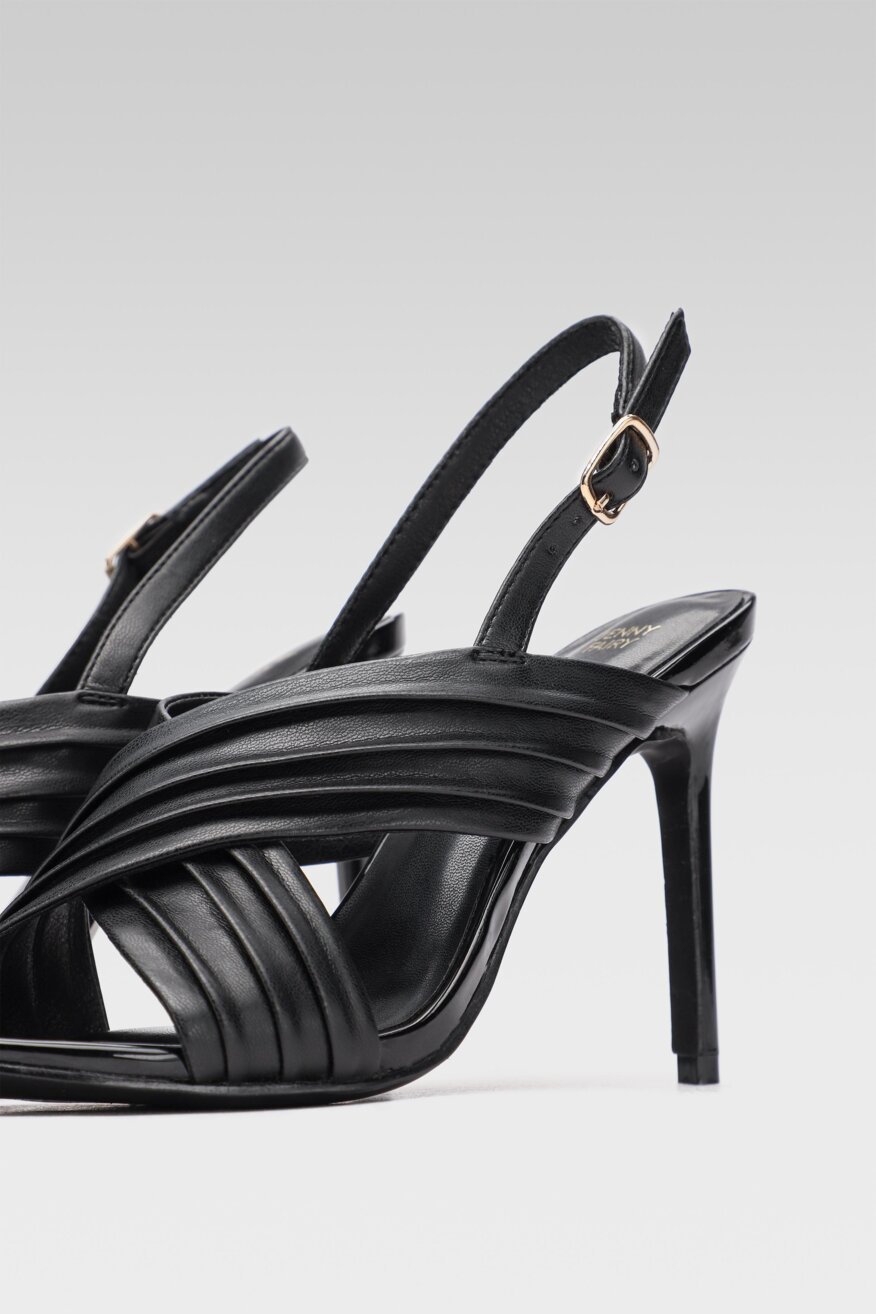 Jenny Fairy - Sandały na obcasie czarne - 5903698487571