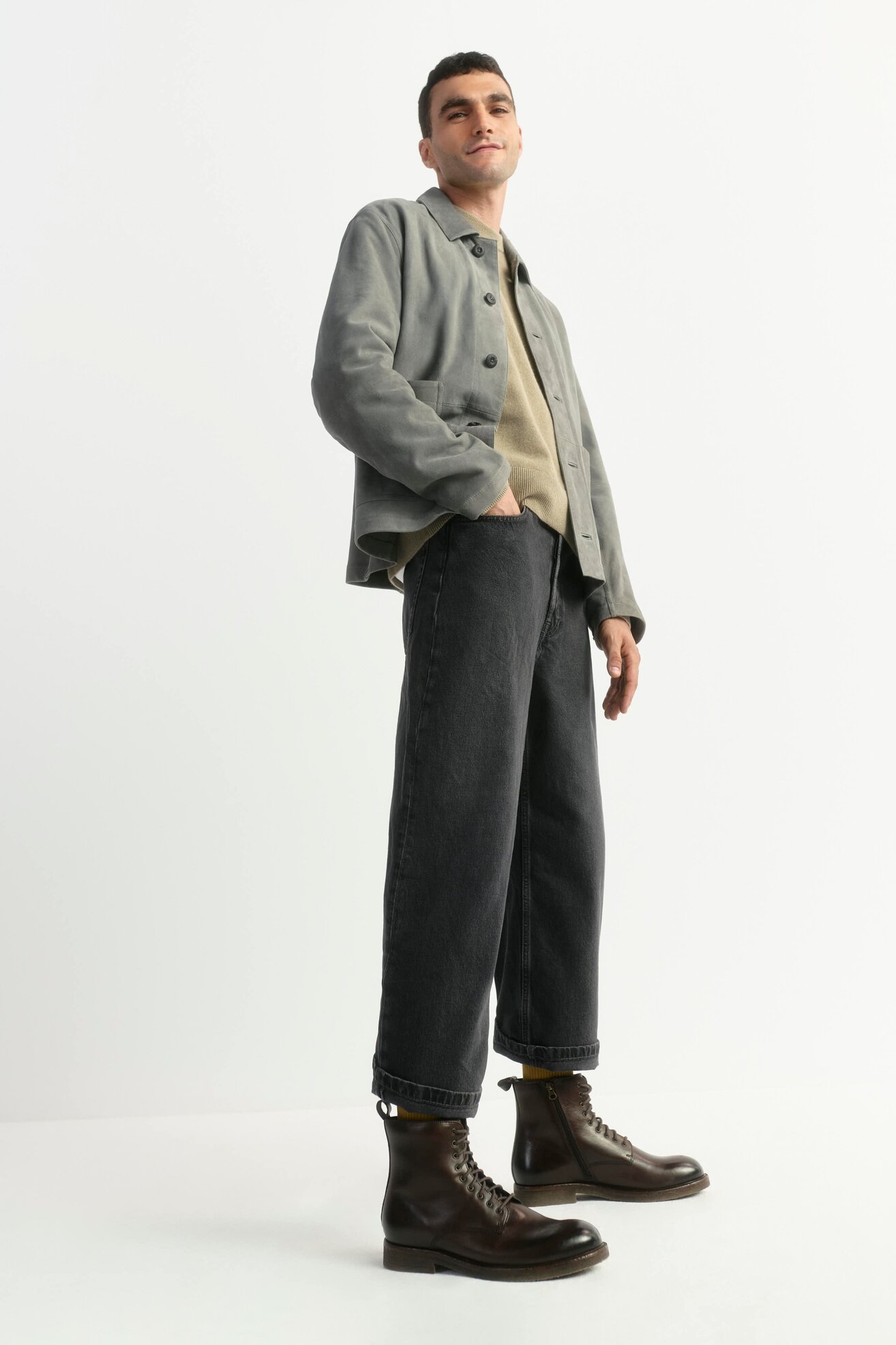 Bocanci Lasocki HOLMES-21 MB MARO ÎNCHIS