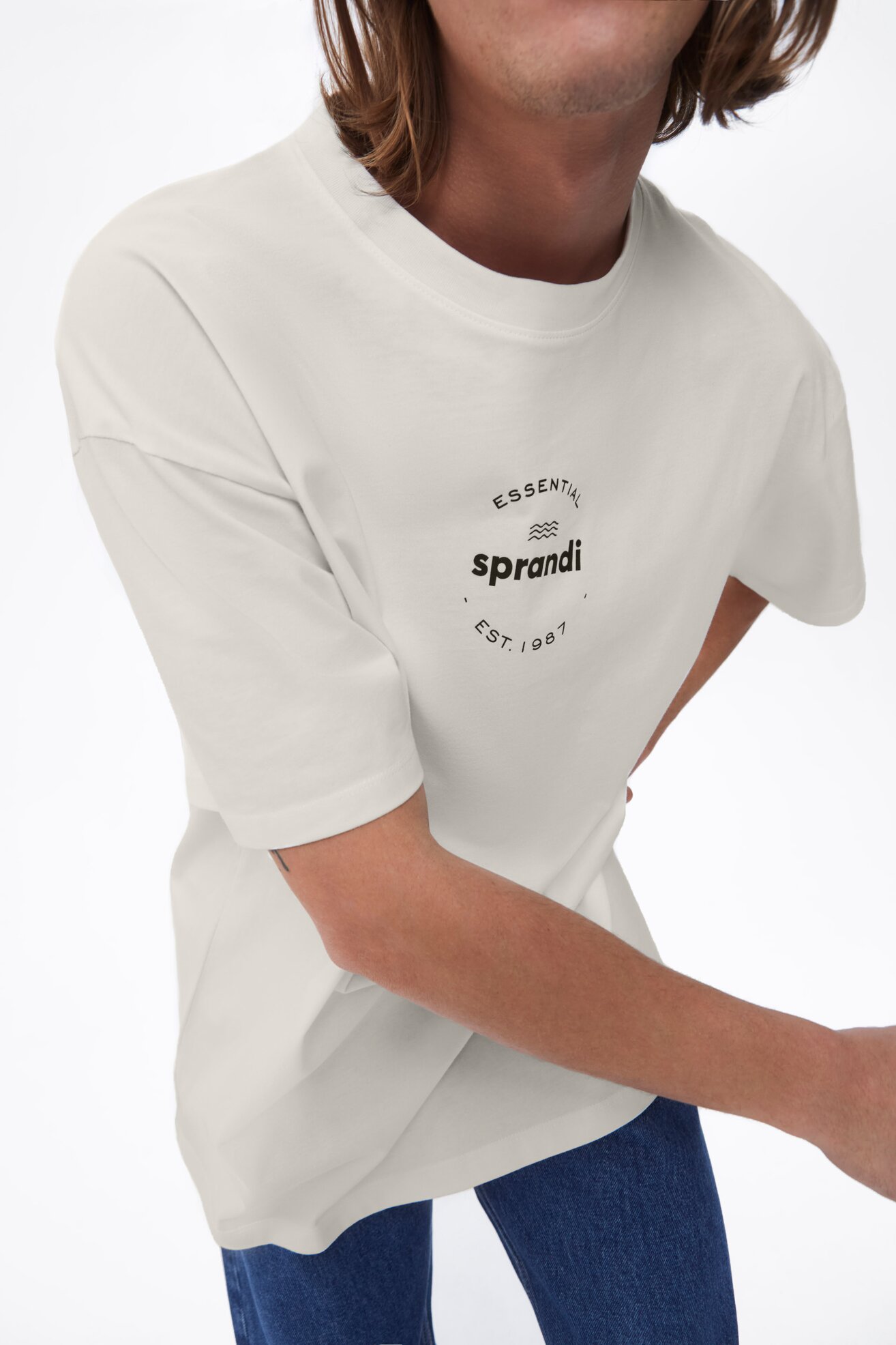 T-shirt Sprandi SP22-TSM002 Biały