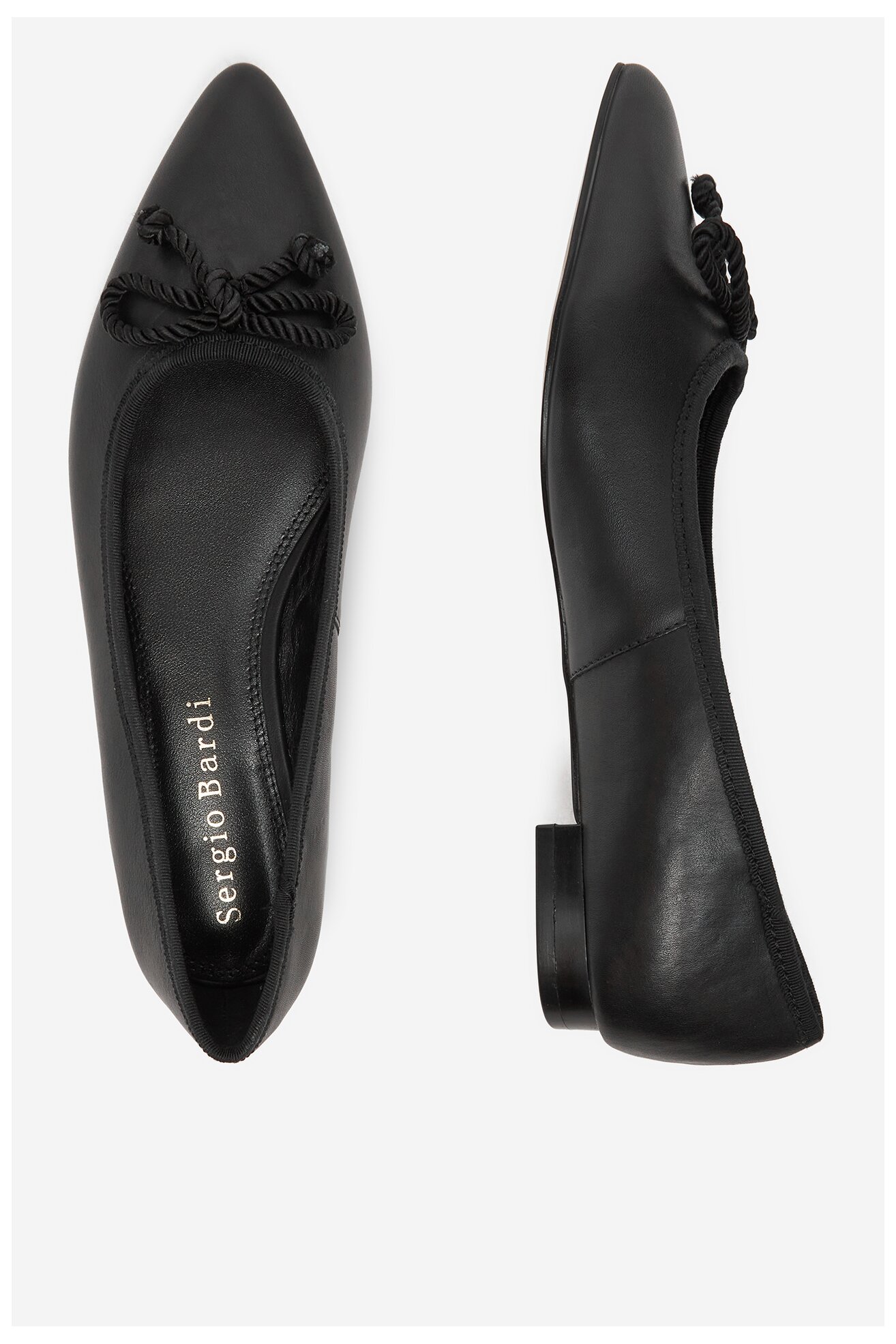 Baleriny Sergio Bardi WFA1572-29Z-SB Czarny