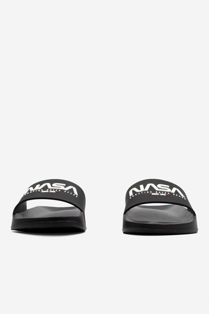 
                NASA - Klapki basenowe czarne - 5904862539362