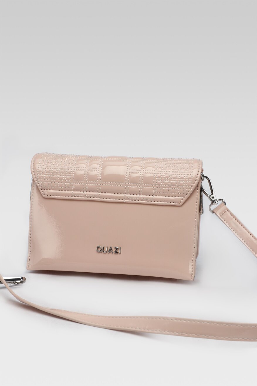 
                Quazi - Torebka pikowana beżowa - 5903698482552