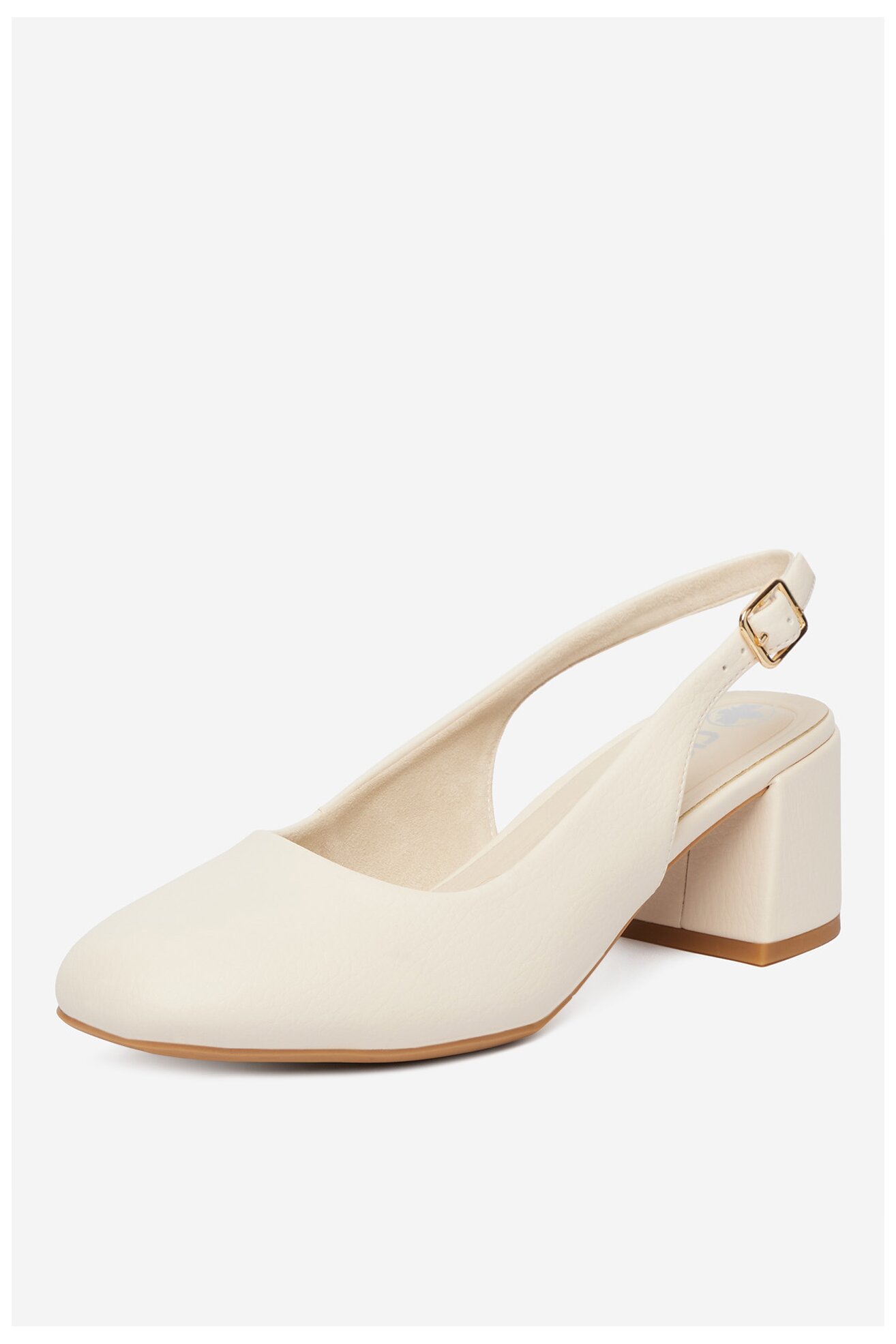 Czółenka Rieker CEO-44751-61 Beżowy jasny