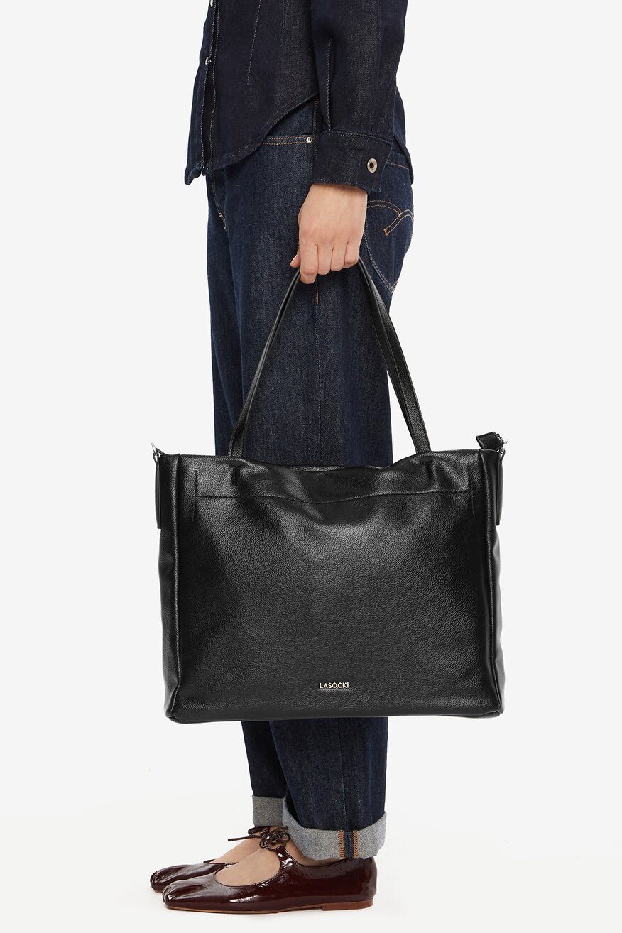 Kézitáska Lasocki C- MLS-J-023-05 FEKETE - 5906751403303