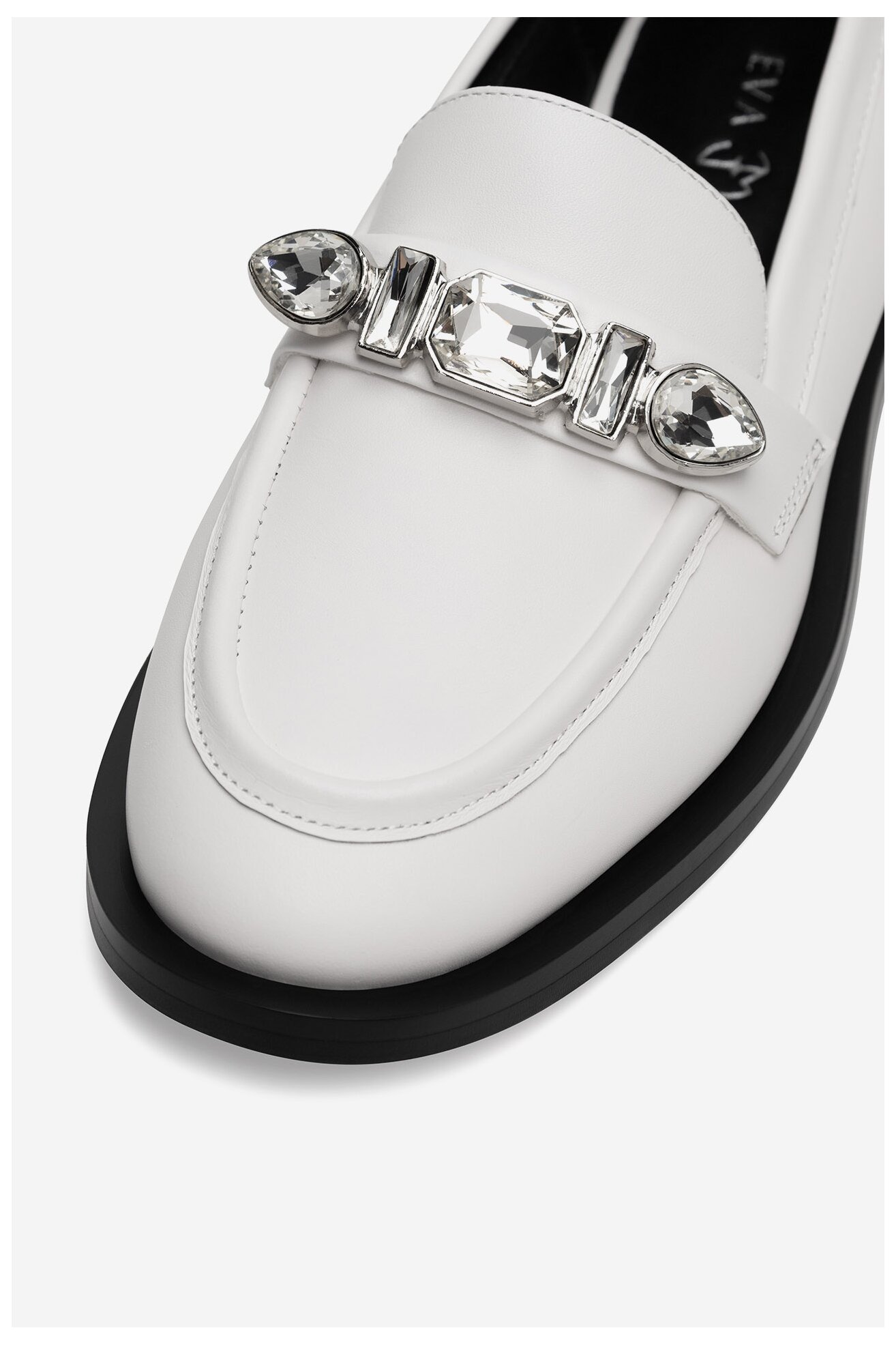 Mokasíny EVA MINGE WGA3289-1Z BÍLÁ