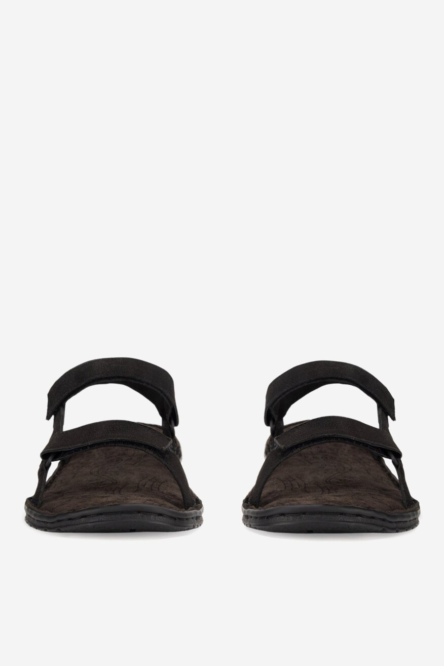 
                Lasocki - Sandały skórzane na rzepy - 5905588570066