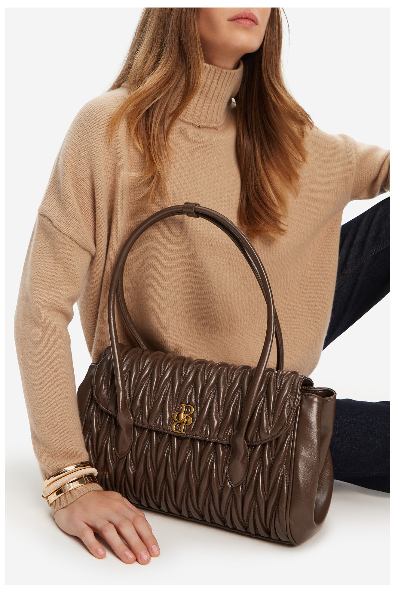 Kézitáska Badura CEO-ALESSIA-RX8843 BARNA