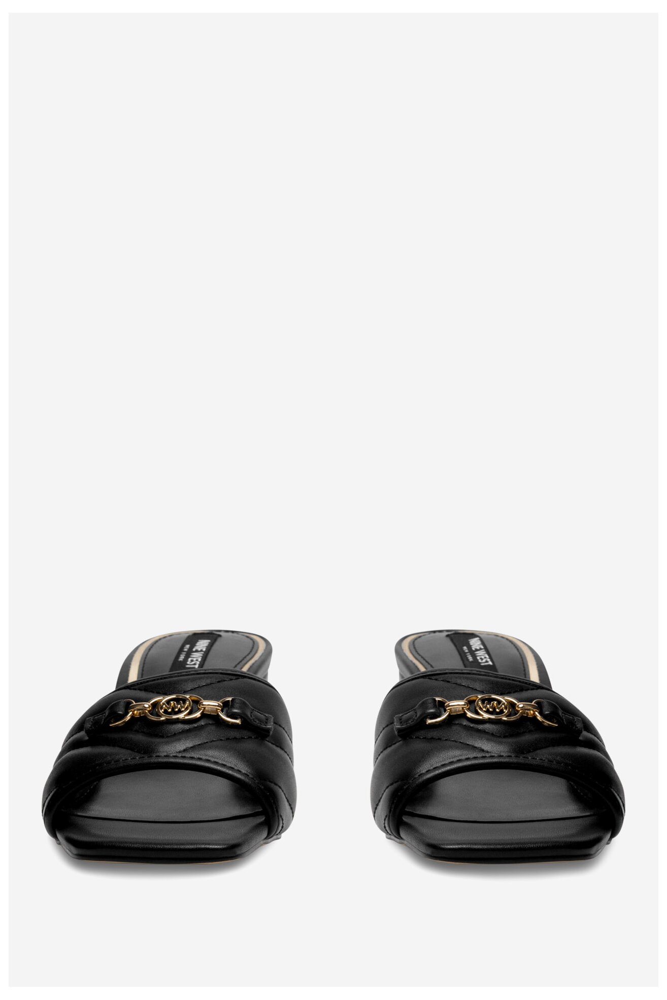 Klapki NINE WEST 123AL0687 Czarny