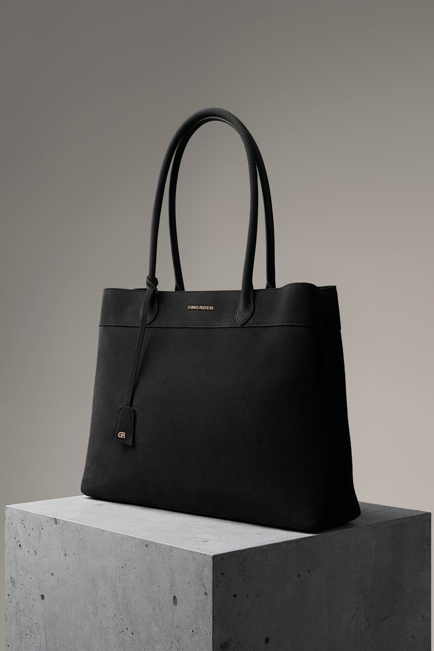 Дамска чанта Gino Rossi ЧЕРЕН - 5906751377475