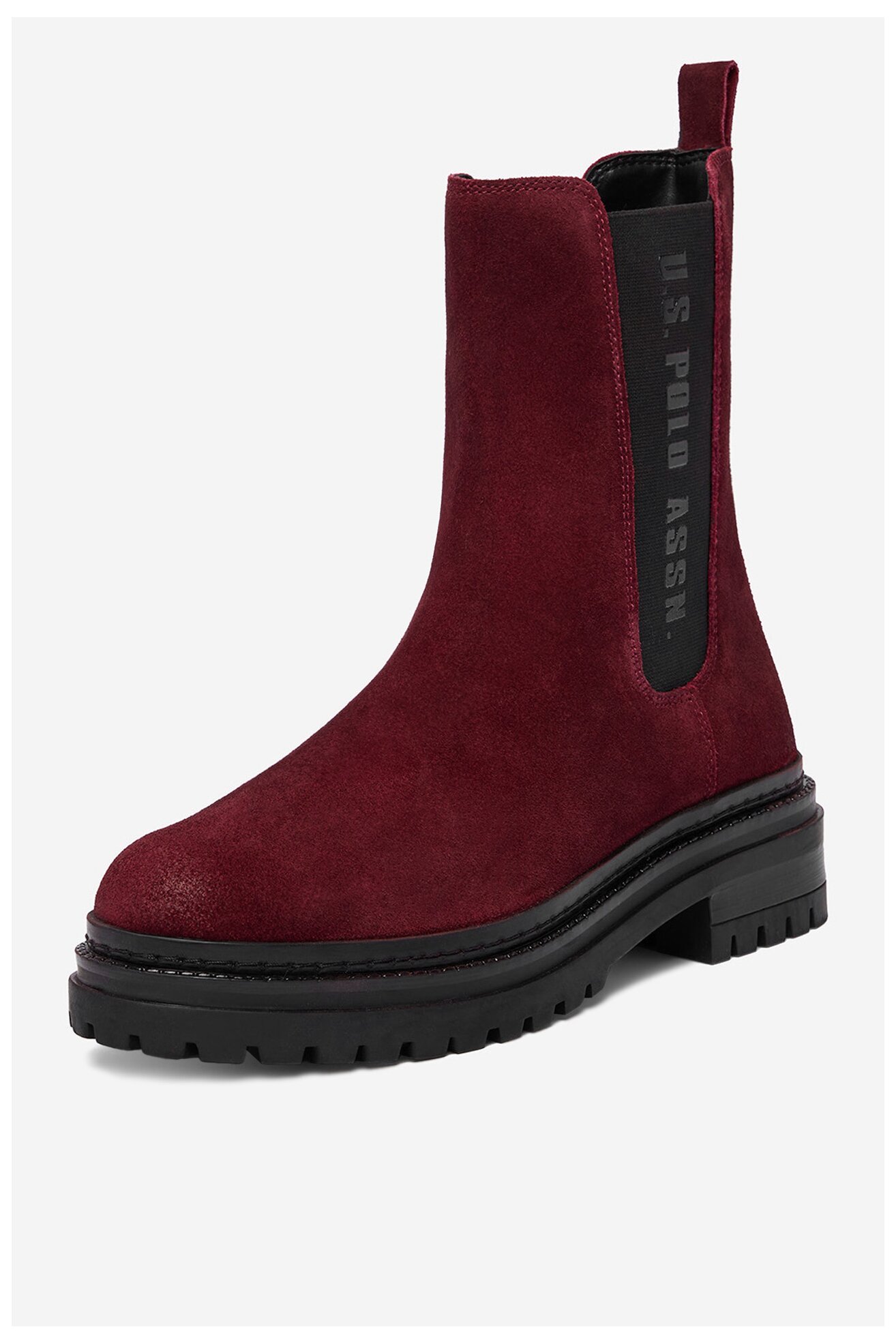 Bokacsizma U.S. POLO ASSN. CEO-VIZAG001W/ELE1 BORDÓ