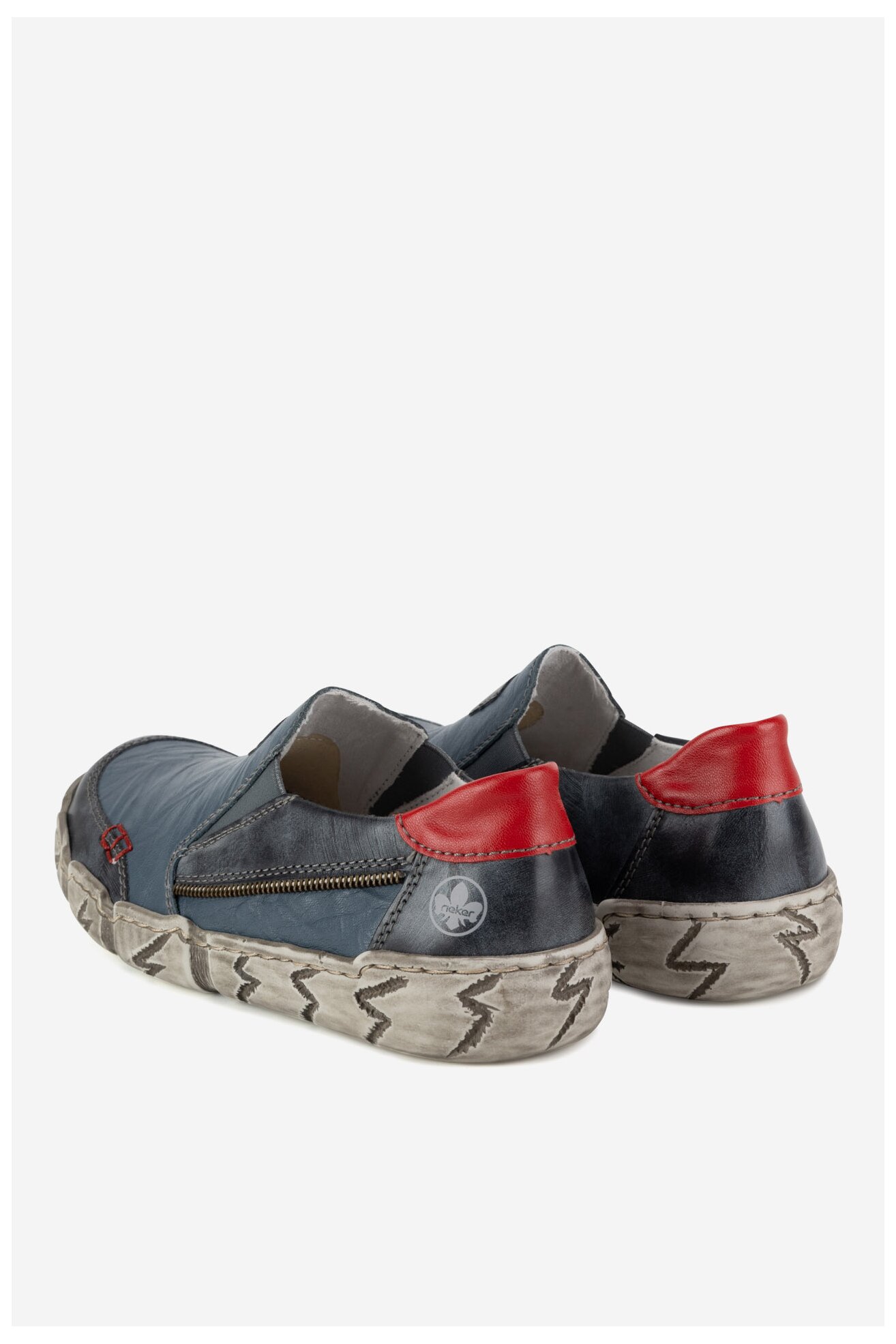 Половинки обувки Rieker L0359-12 ДЕНИМ