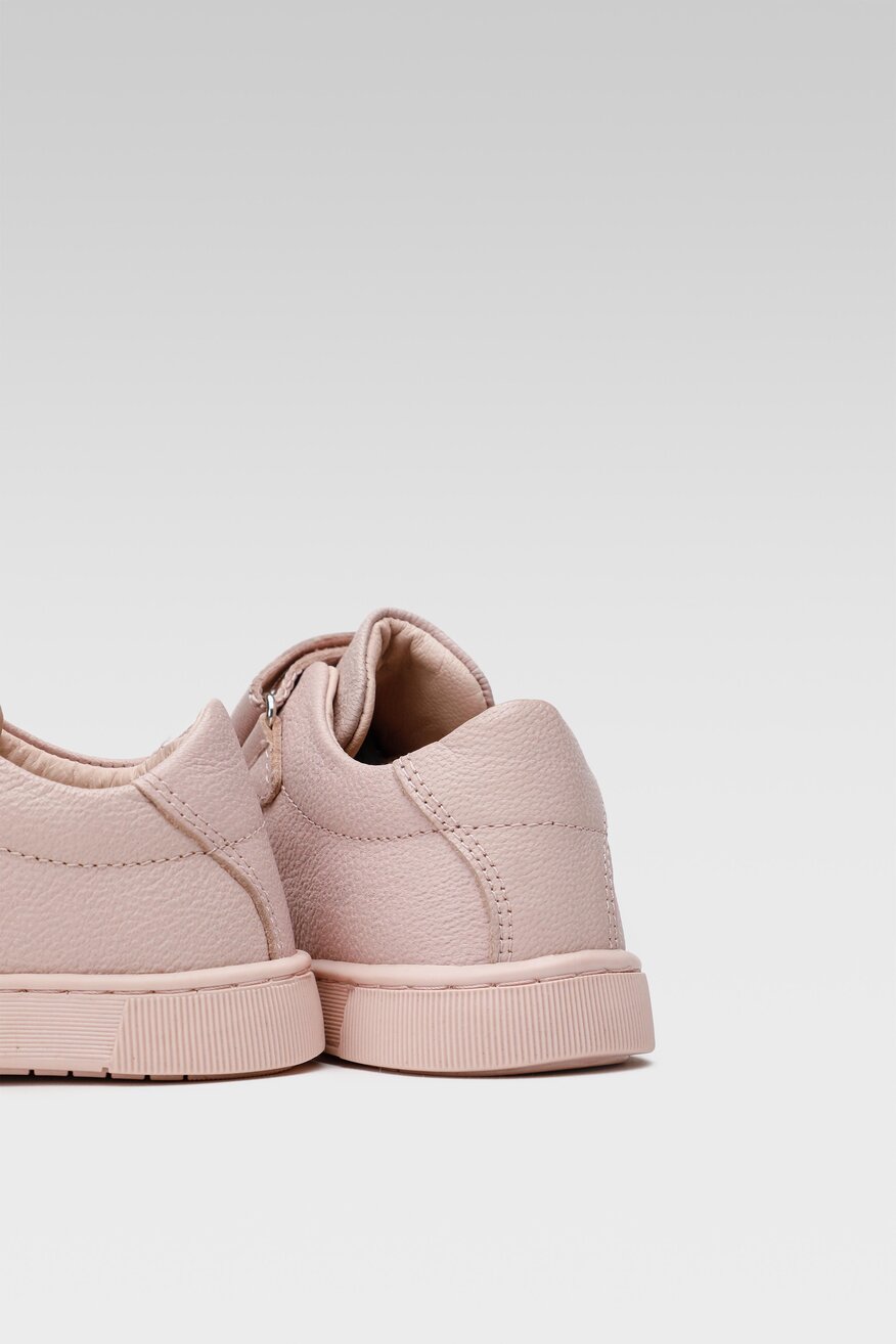 Lasocki Kids - Sneakersy skórzane na rzepy - 5904862592244