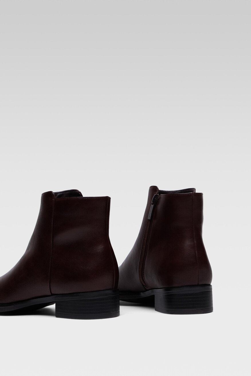 
                Jenny Fairy - Botki brązowe z suwakiem - 5903698755038