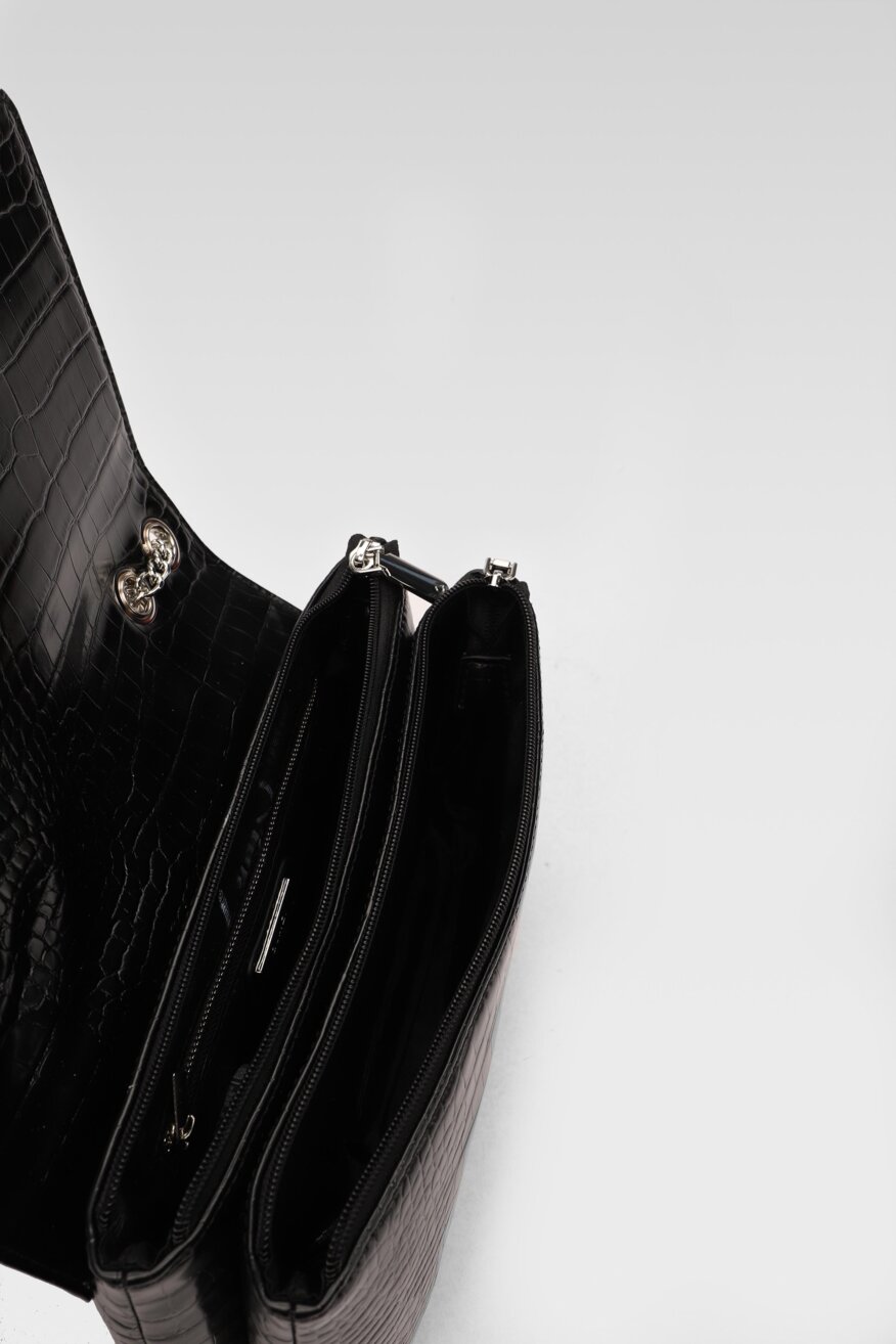 
                Quazi - Torebka ze zwierzęcym motywem czarna - 5903698660868