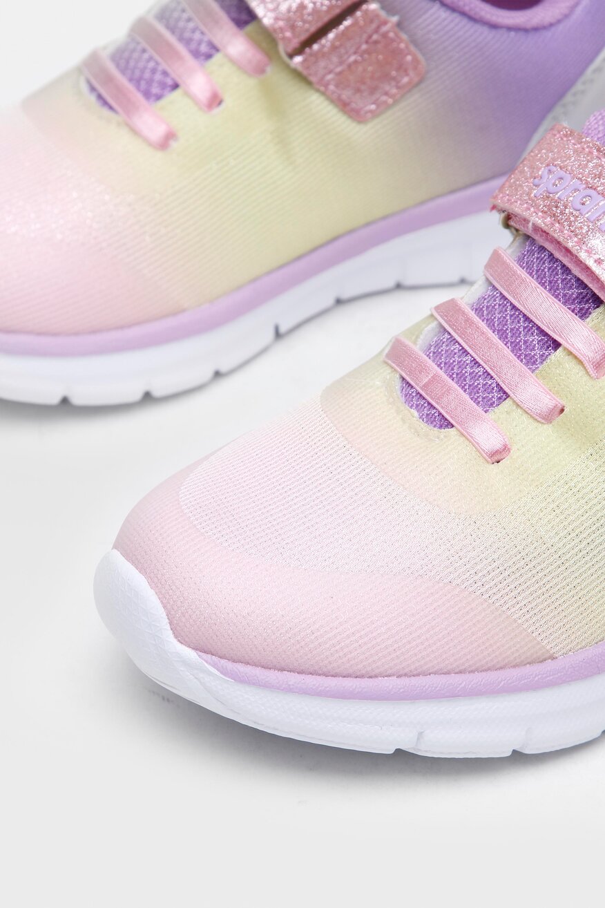 Sprandi - Obuwie sportowe różowe na rzep - 5903698784496