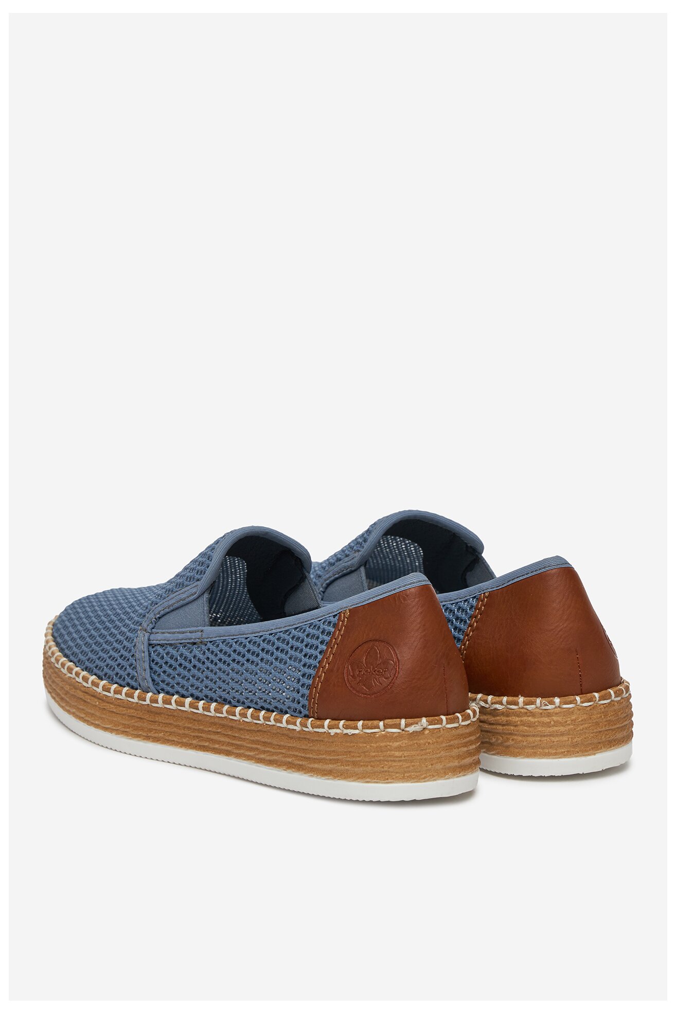 Espadrilky Rieker L7873-12 TEMNÝ BLANKYT