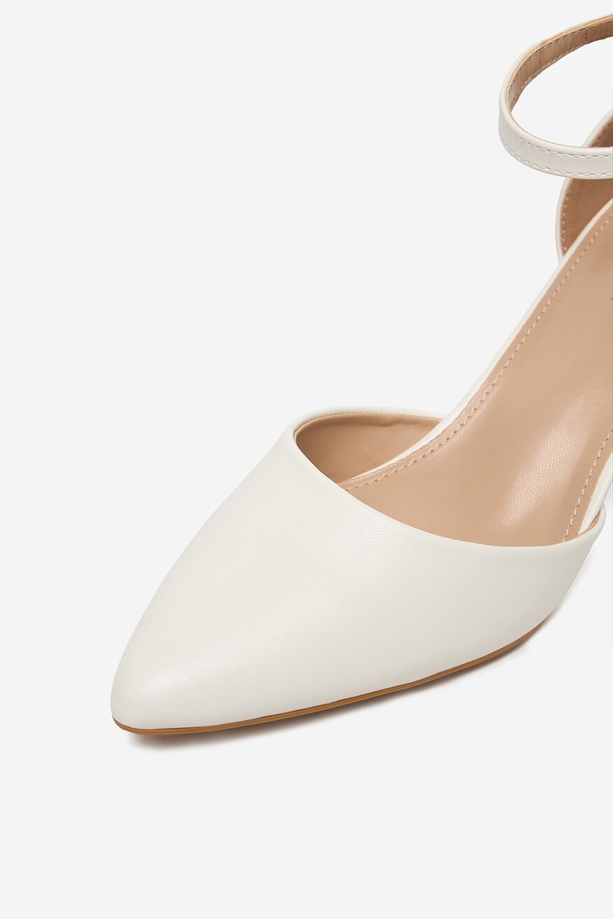 
                Pantofi cu toc Jenny ALB - 5906751556528