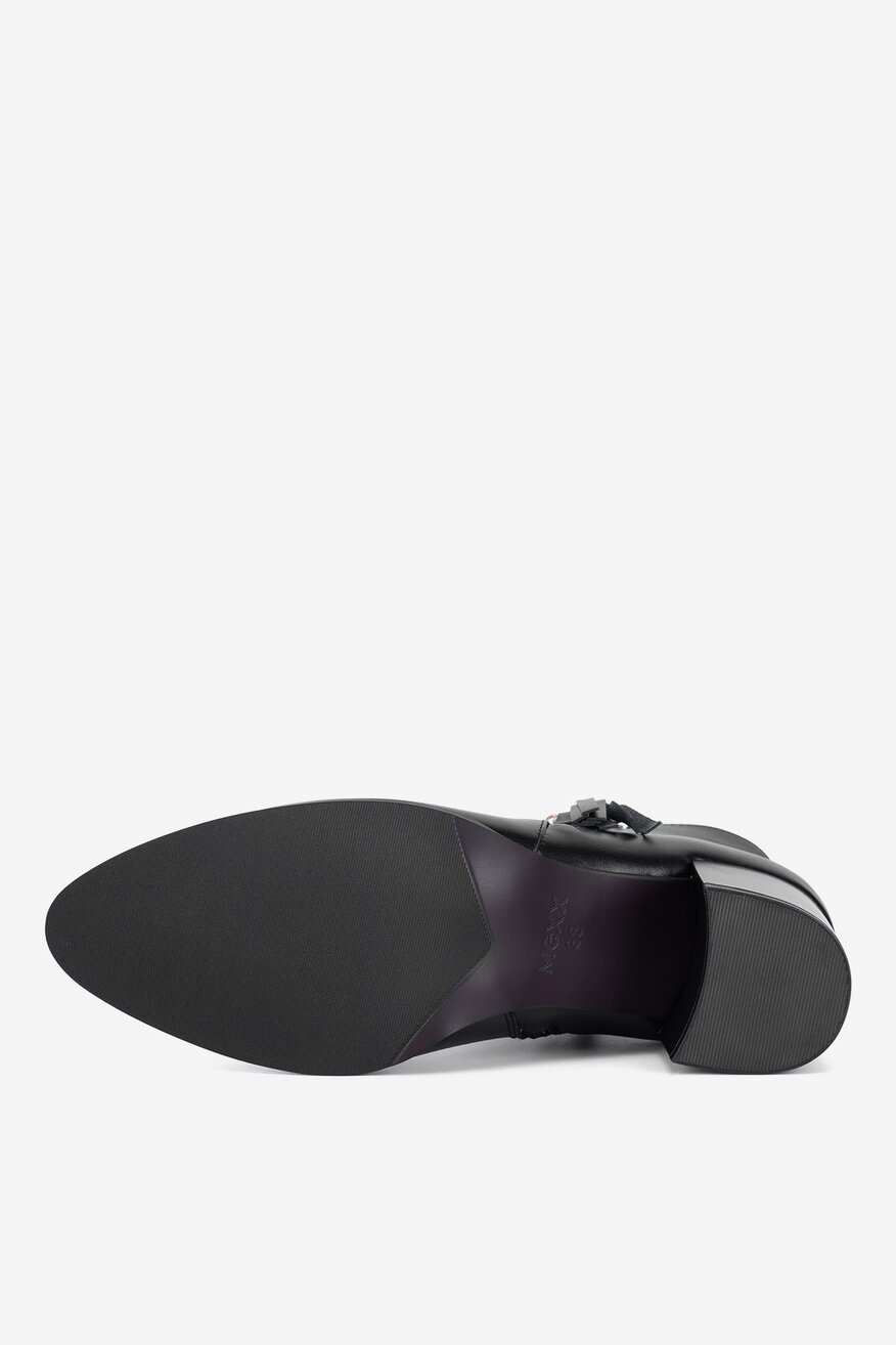 Mexx - Botki skórzane - 5905588888093